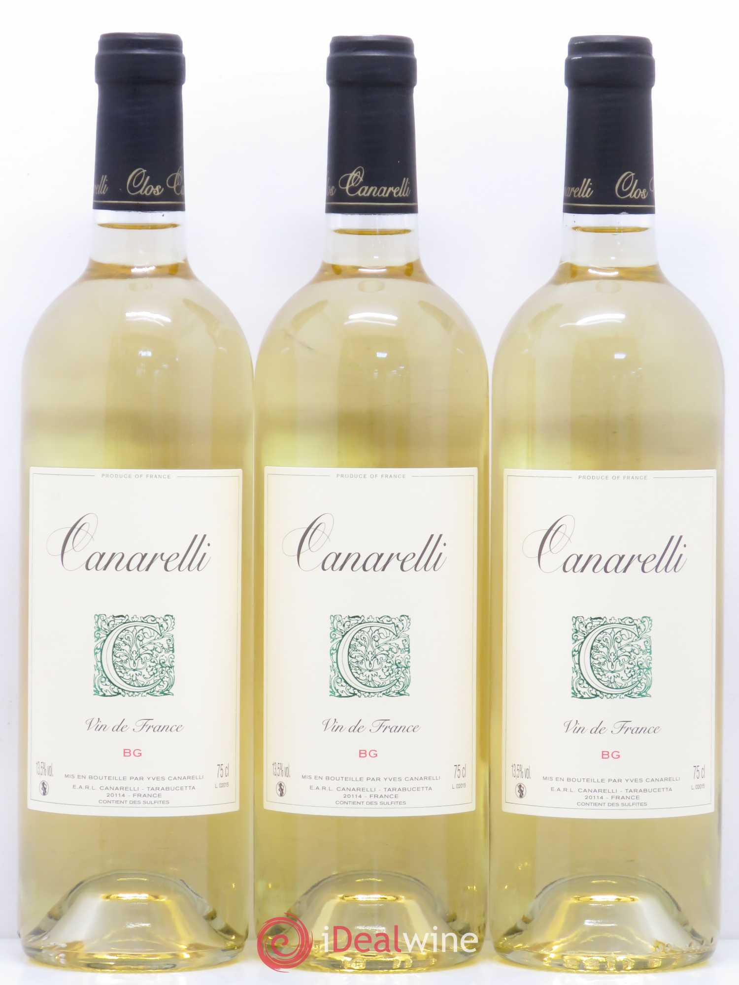 Vin de France Bianco Gentile Clos Canarelli 2015 - Posten von 6 Flaschen - 2