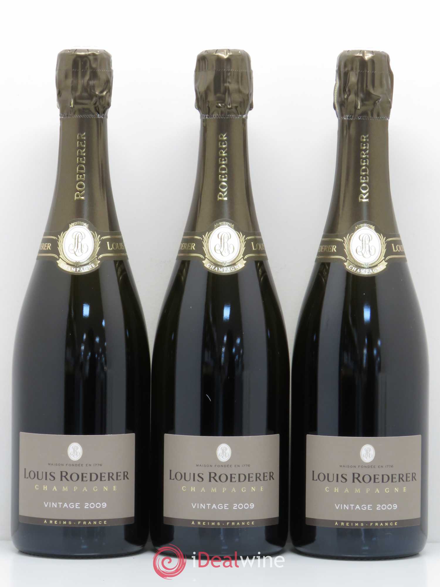 Millésimé Brut Louis Roederer 2009 - Lot de 3 bouteilles - 0
