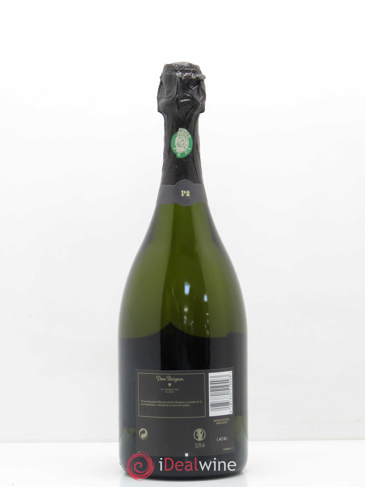 Brut Dom Pérignon P2 1998 - Lotto di 1 bottiglia - 1