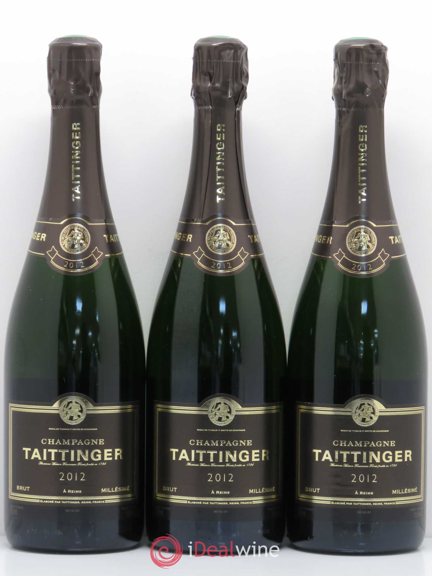Brut Réserve Taittinger 2012 - Lot de 3 bouteilles - 0