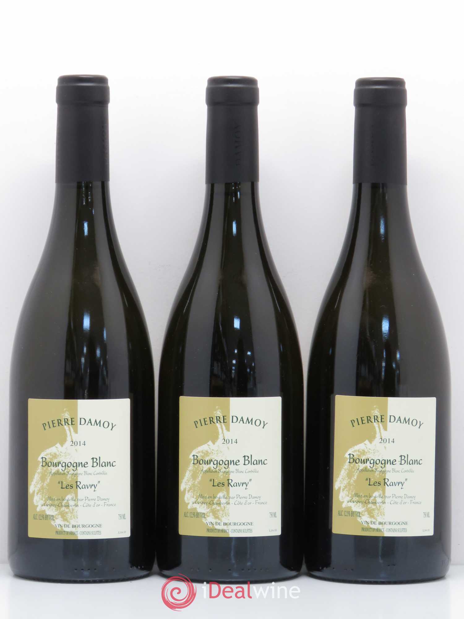 Bourgogne Chardonnay Les Ravry Domaine Pierre Damoy 2014 - Posten von 3 Flaschen - 0