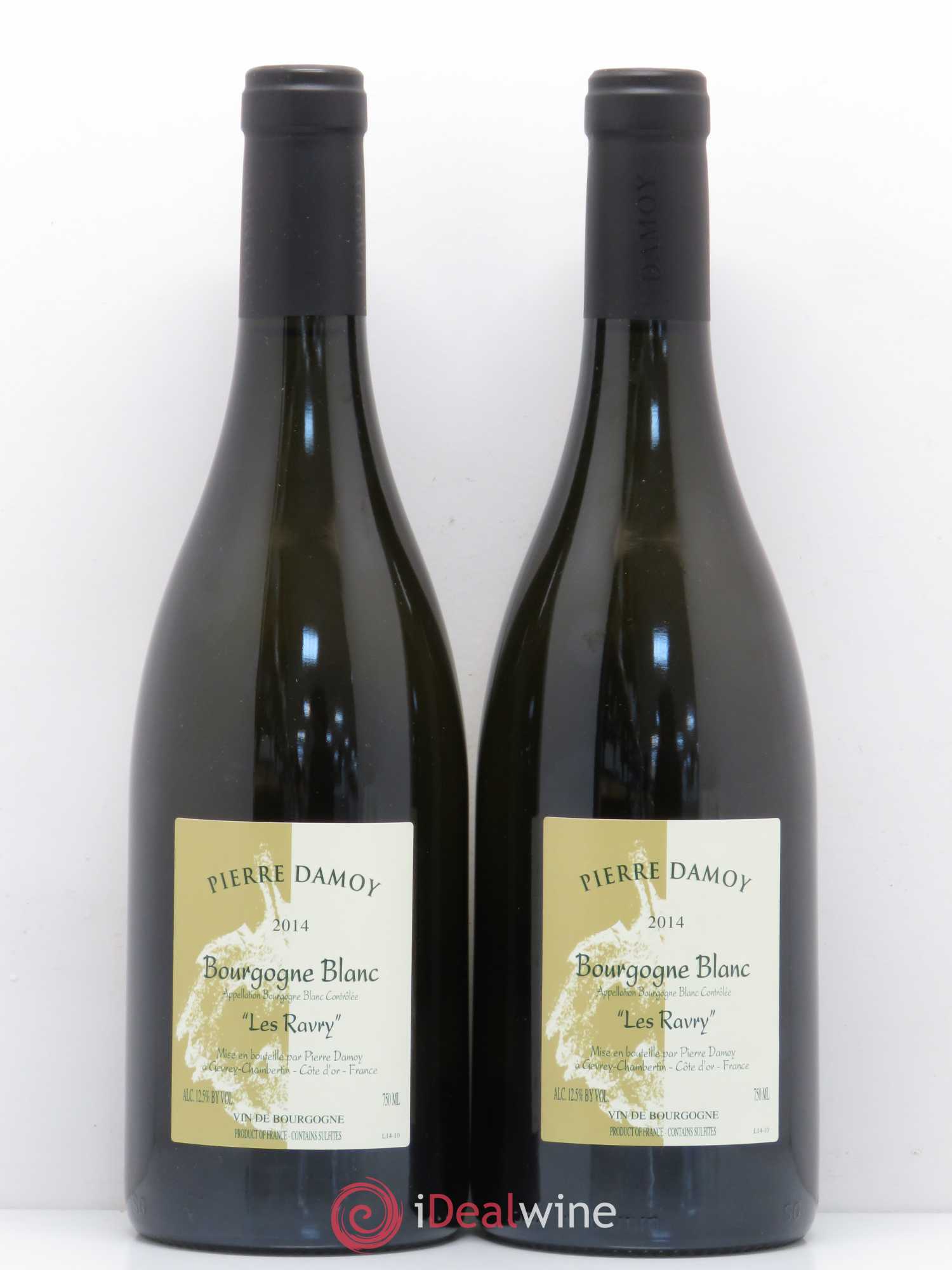 Bourgogne Chardonnay Les Ravry Domaine Pierre Damoy 2014 - Posten von 2 Flaschen - 0