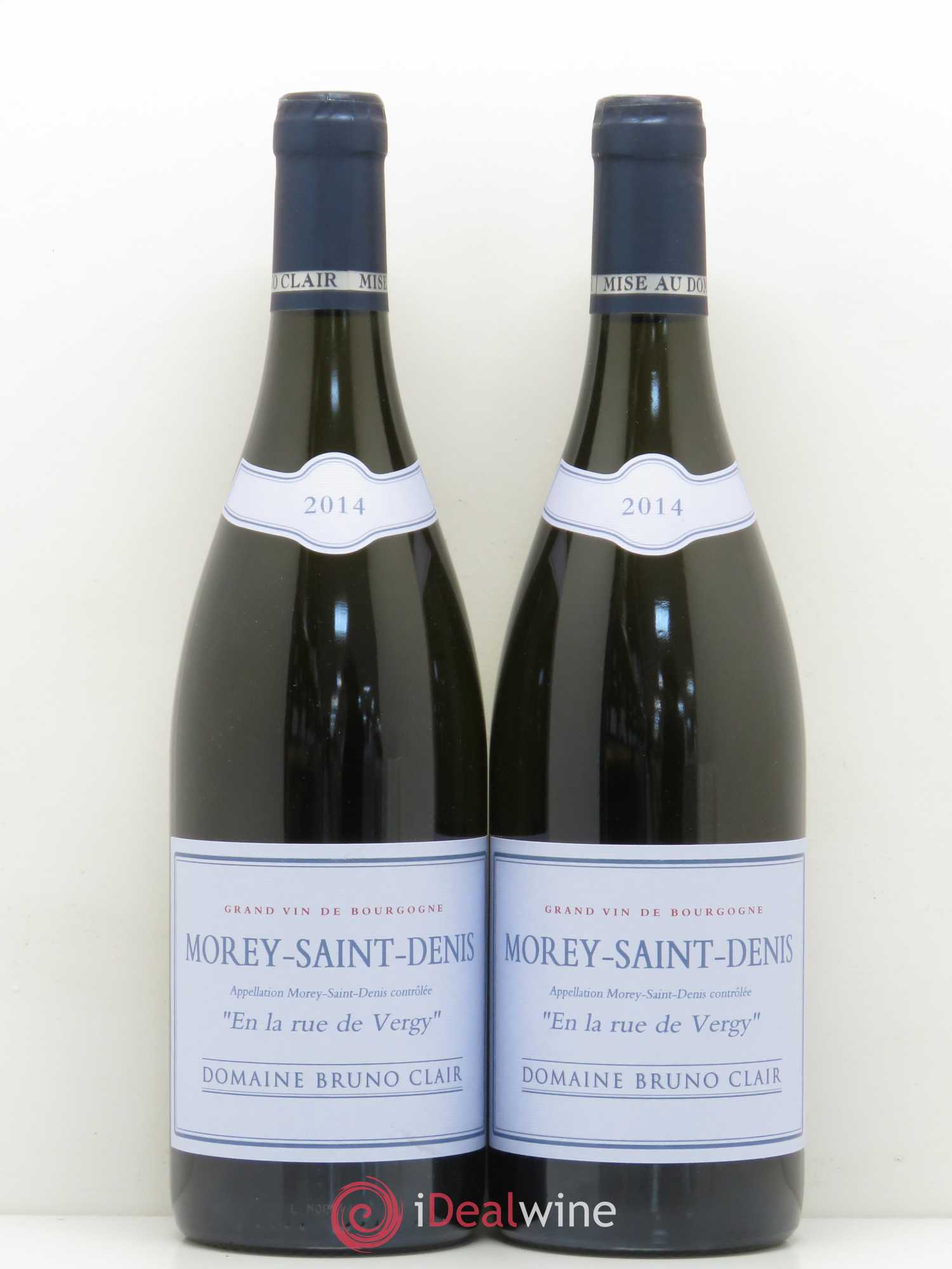 Morey-Saint-Denis En la Rue de Vergy Bruno Clair (Domaine) 2014 - Lot de 2 bouteilles - 0