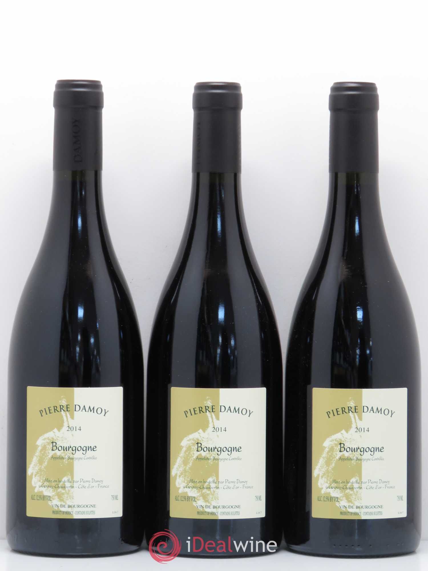 Bourgogne Pinot Noir Domaine Pierre Damoy 2014 - Posten von 6 Flaschen - 1