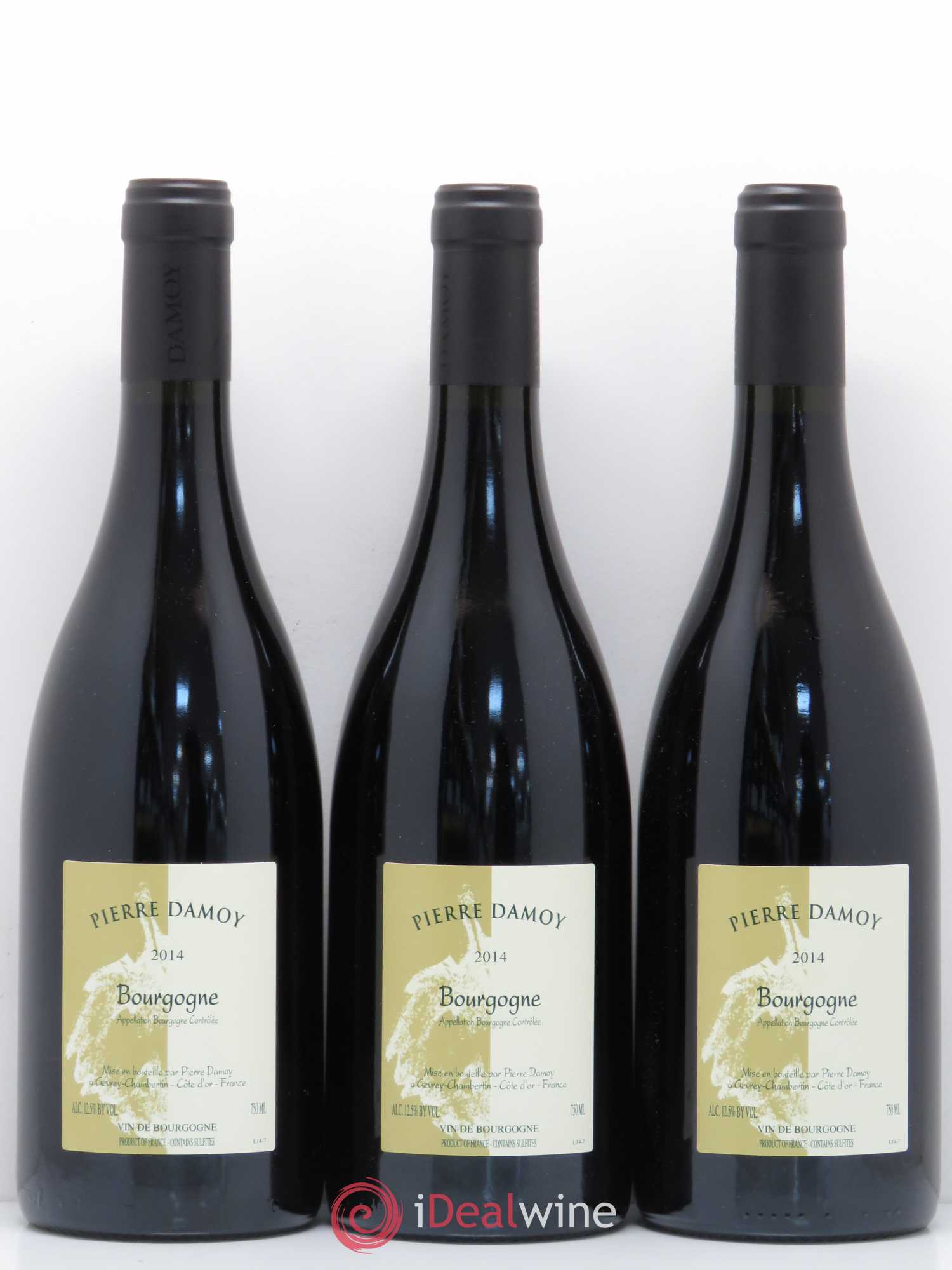 Bourgogne Pinot Noir Domaine Pierre Damoy 2014 - Posten von 6 Flaschen - 2