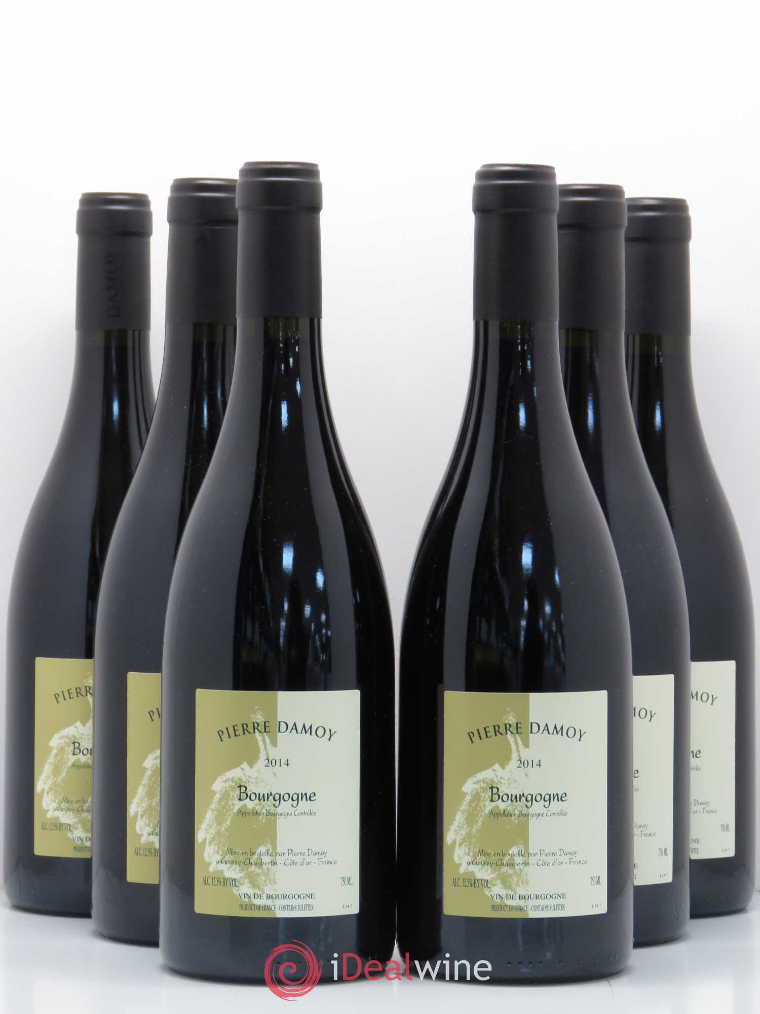Bourgogne Pinot Noir Domaine Pierre Damoy 2014 - Posten von 6 Flaschen - 0