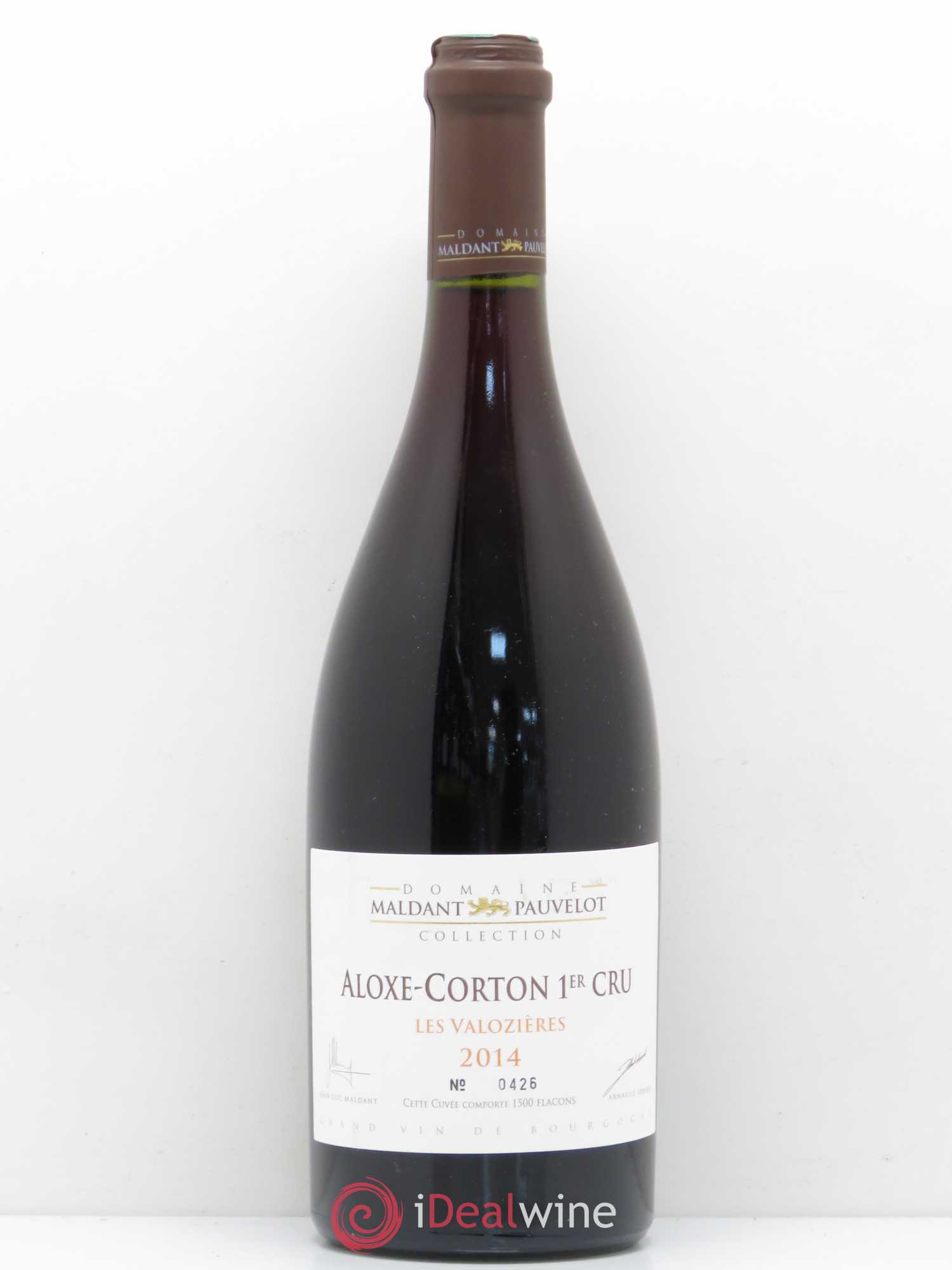 Aloxe-Corton 1er Cru Les Valozières Domaine Maldant Pauvelot 2014 - Posten von 1 Flasche - 0