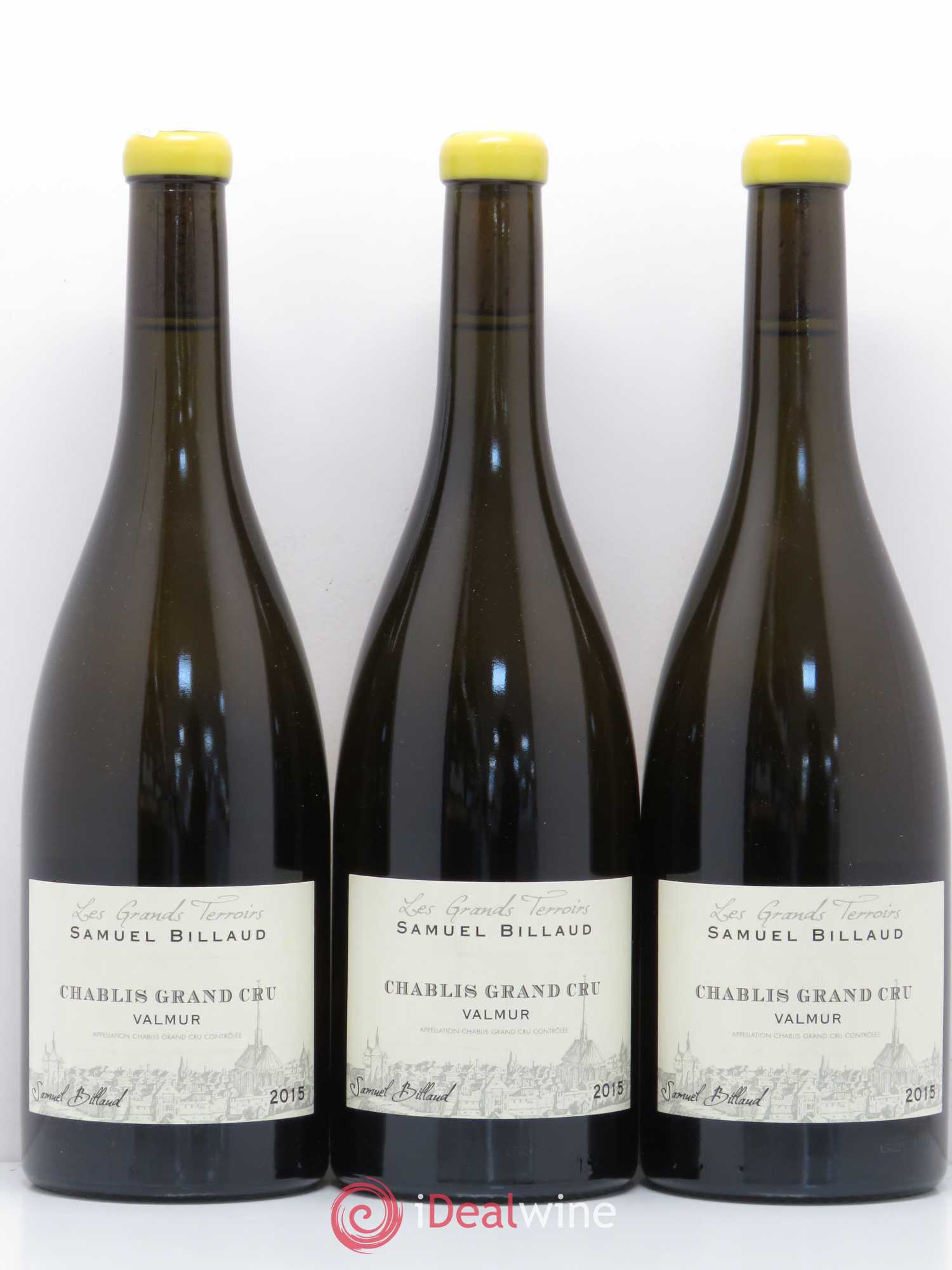 Chablis Grand Cru Samuel Billaud 2015 - Lot de 3 bouteilles - 0