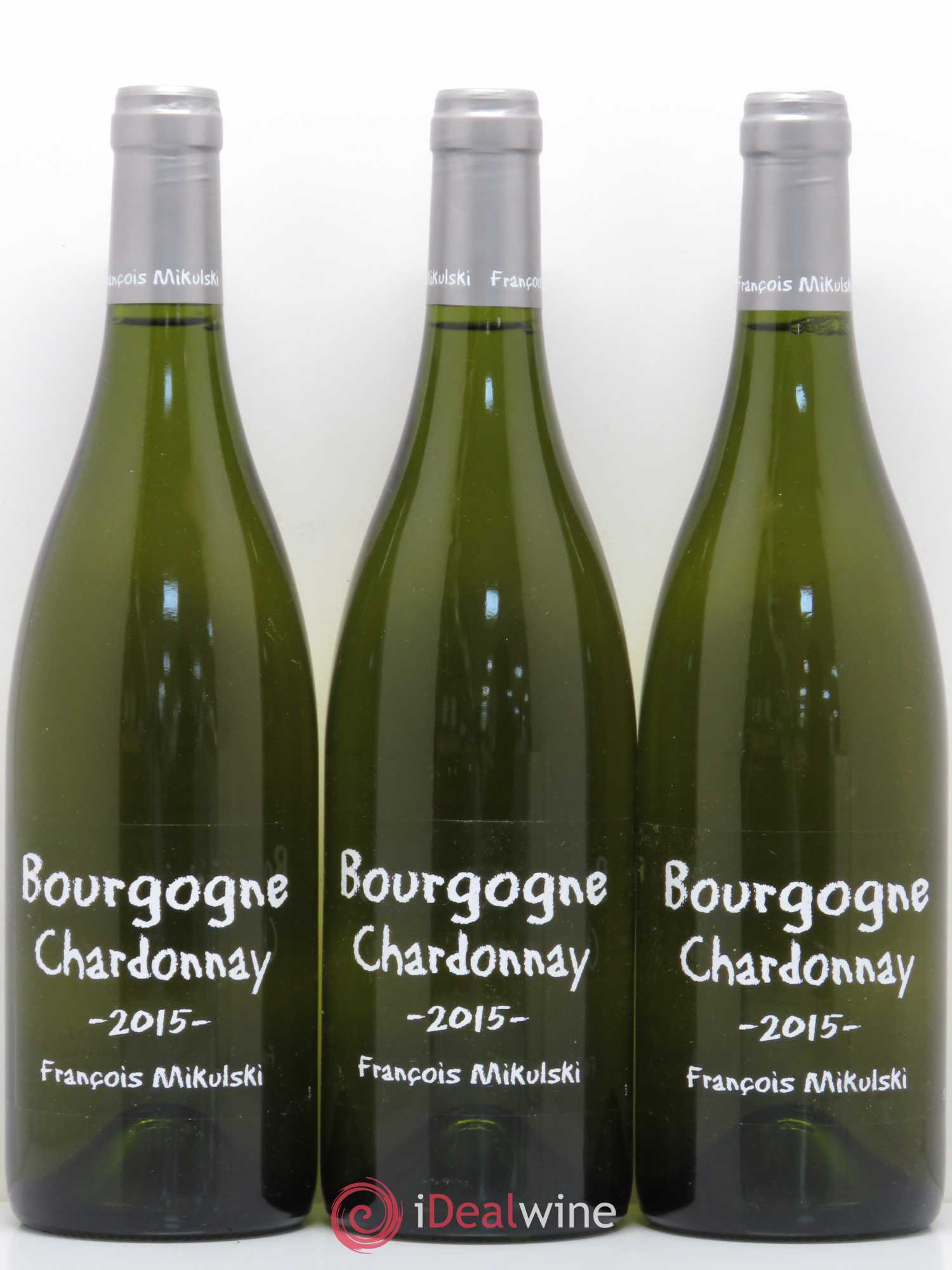 Bourgogne François Mikulski Chardonnay 2015 - Lot de 6 bouteilles - 1