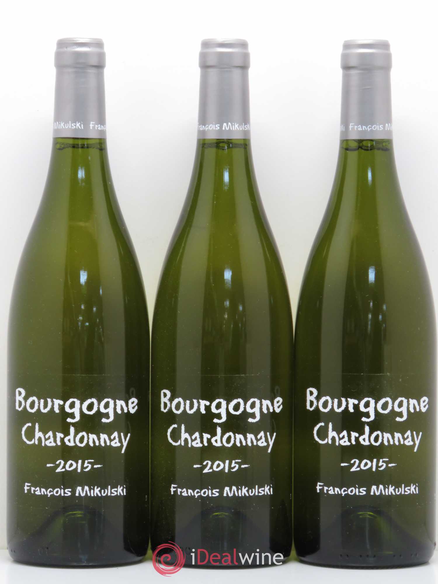 Bourgogne François Mikulski Chardonnay 2015 - Lot de 3 bouteilles - 0