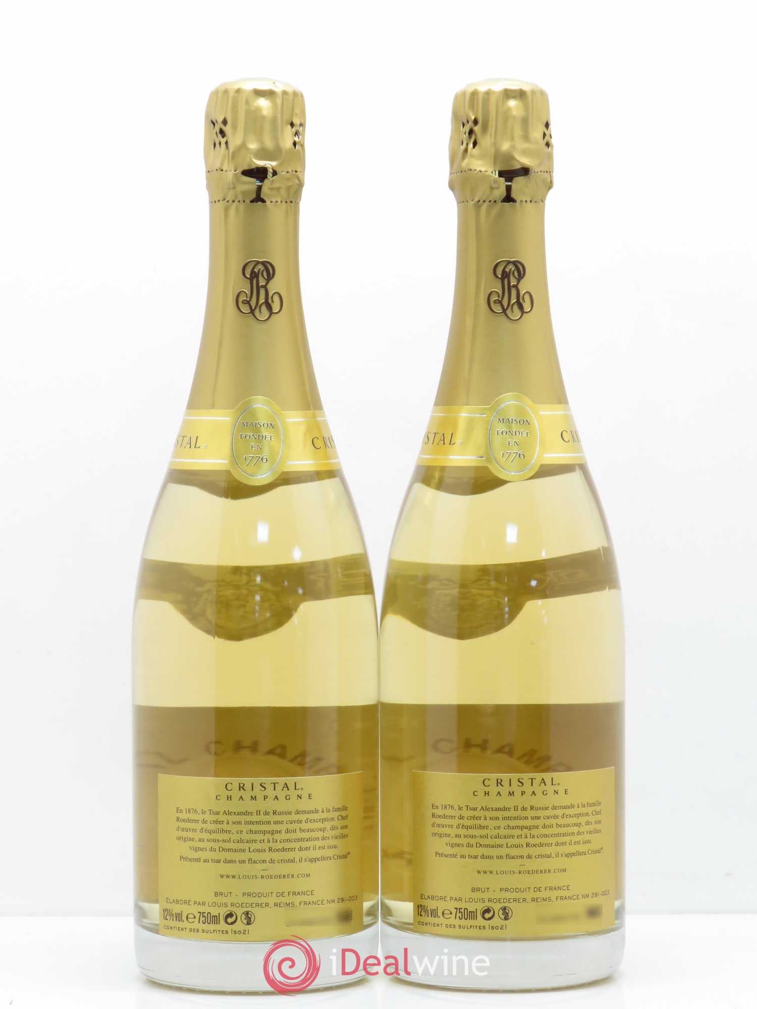 Buy Cristal Louis Roederer 2009 (lot: B2110074-4602)