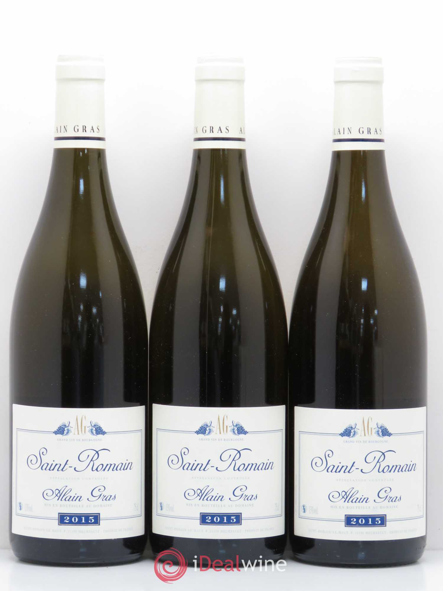 Saint-Romain Domaine Alain Gras 2015 - Posten von 3 Flaschen - 0