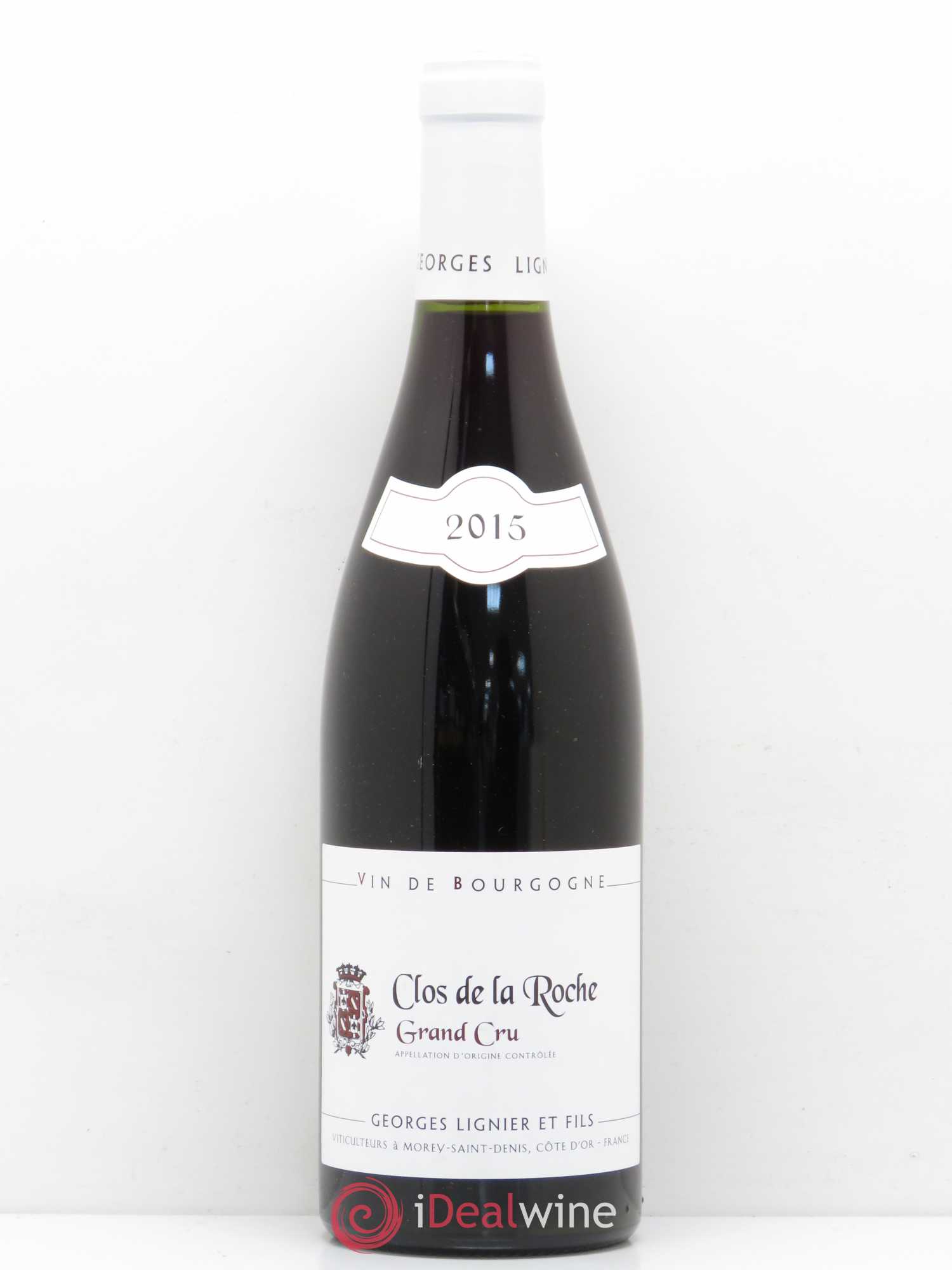 Clos de la Roche Grand Cru Domaine Georges Lignier 2015 - Lot de 1 bouteille - 0