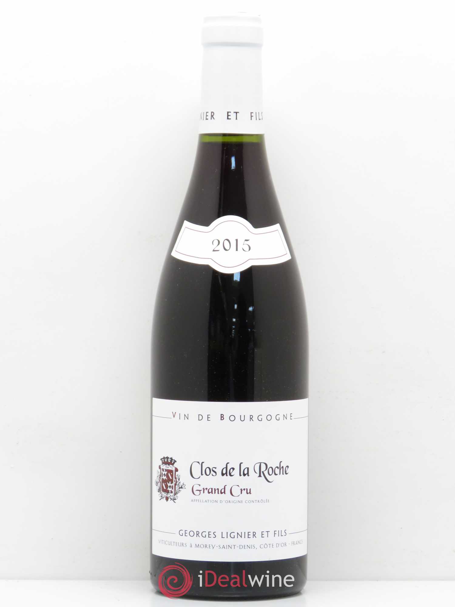 Clos de la Roche Grand Cru Domaine Georges Lignier 2015 - Lot de 1 bouteille - 0
