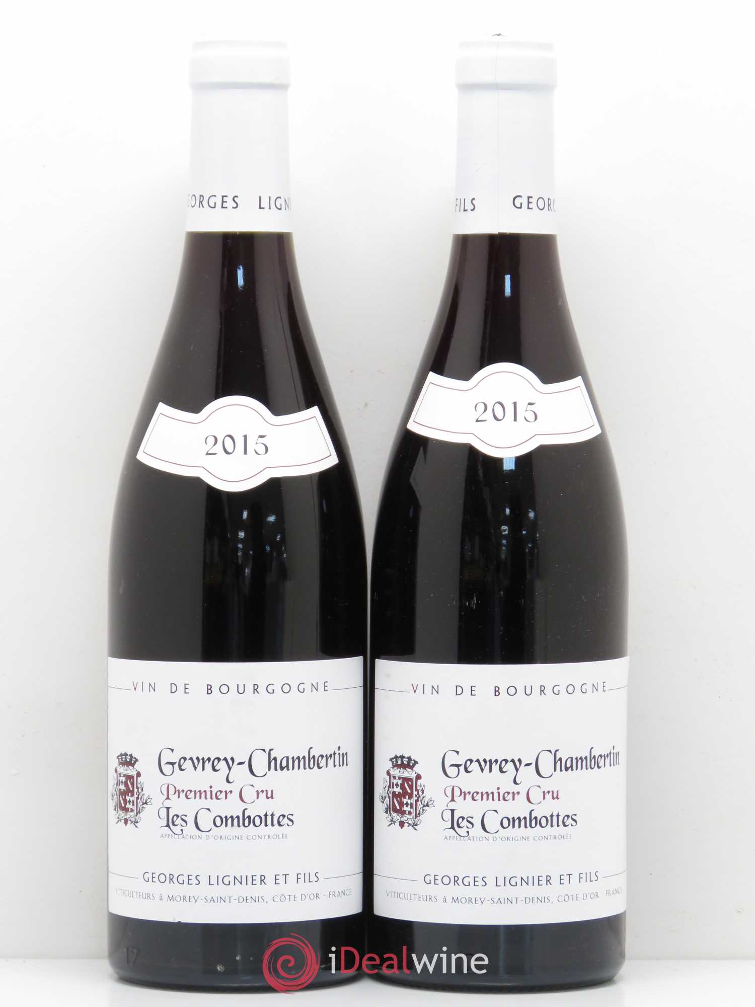 Gevrey-Chambertin 1er Cru Les Combottes Domaine Georges Lignier 2015 - Posten von 2 Flaschen - 0