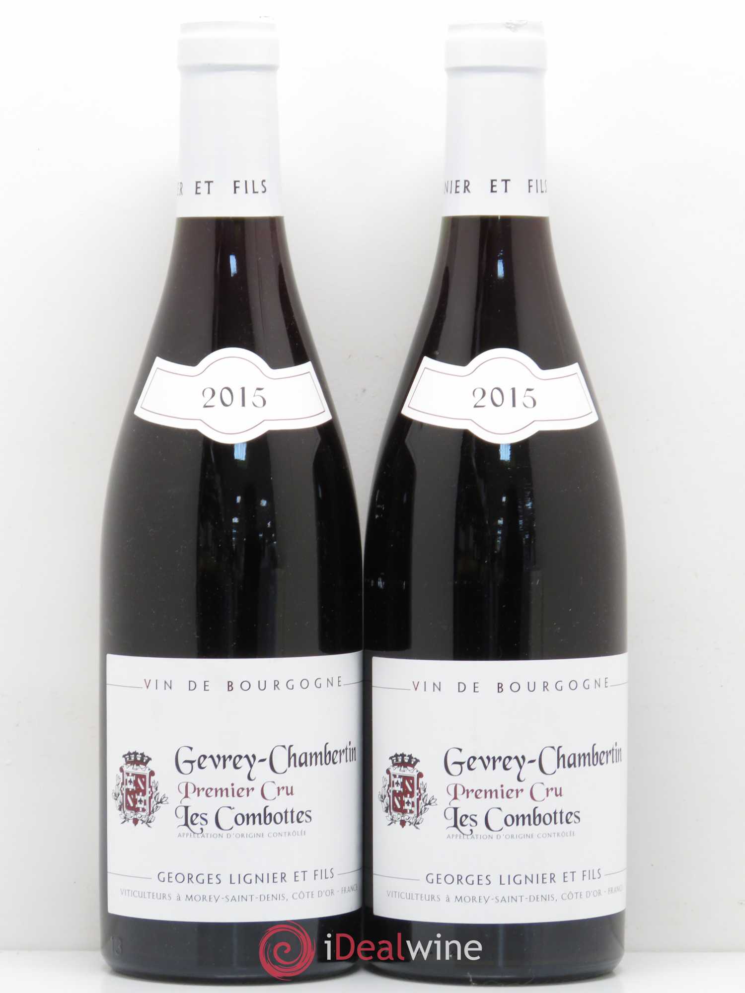 Gevrey-Chambertin 1er Cru Les Combottes Domaine Georges Lignier 2015 - Posten von 2 Flaschen - 0