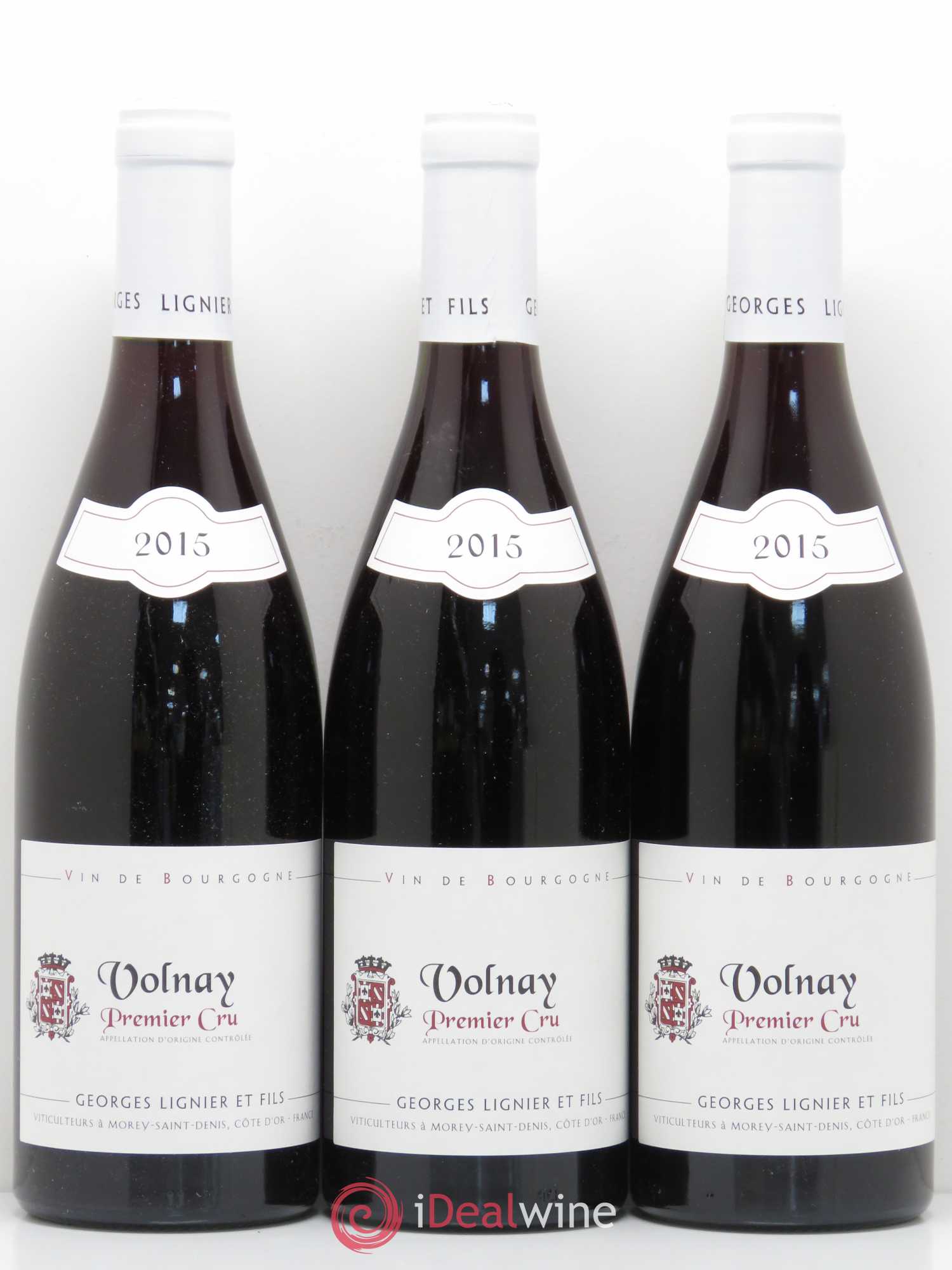 Volnay 1er Cru Domaine Georges Lignier 2015 - Lot de 3 bouteilles - 0
