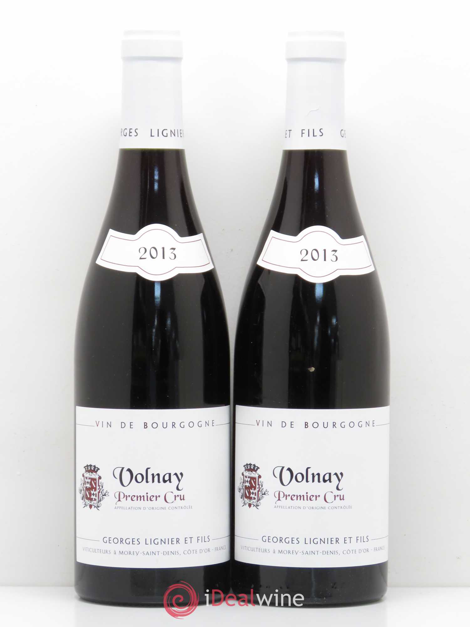 Volnay 1er Cru Domaine Georges Lignier 2013 - Lot de 2 bouteilles - 0