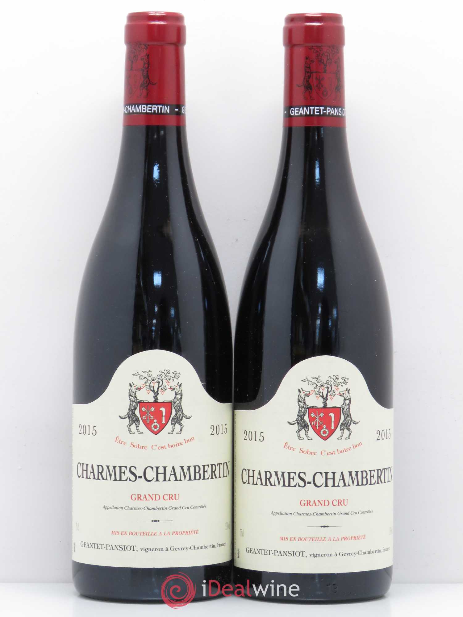 Charmes-Chambertin Grand Cru Geantet-Pansiot 2015 - Lot de 2 bouteilles - 0