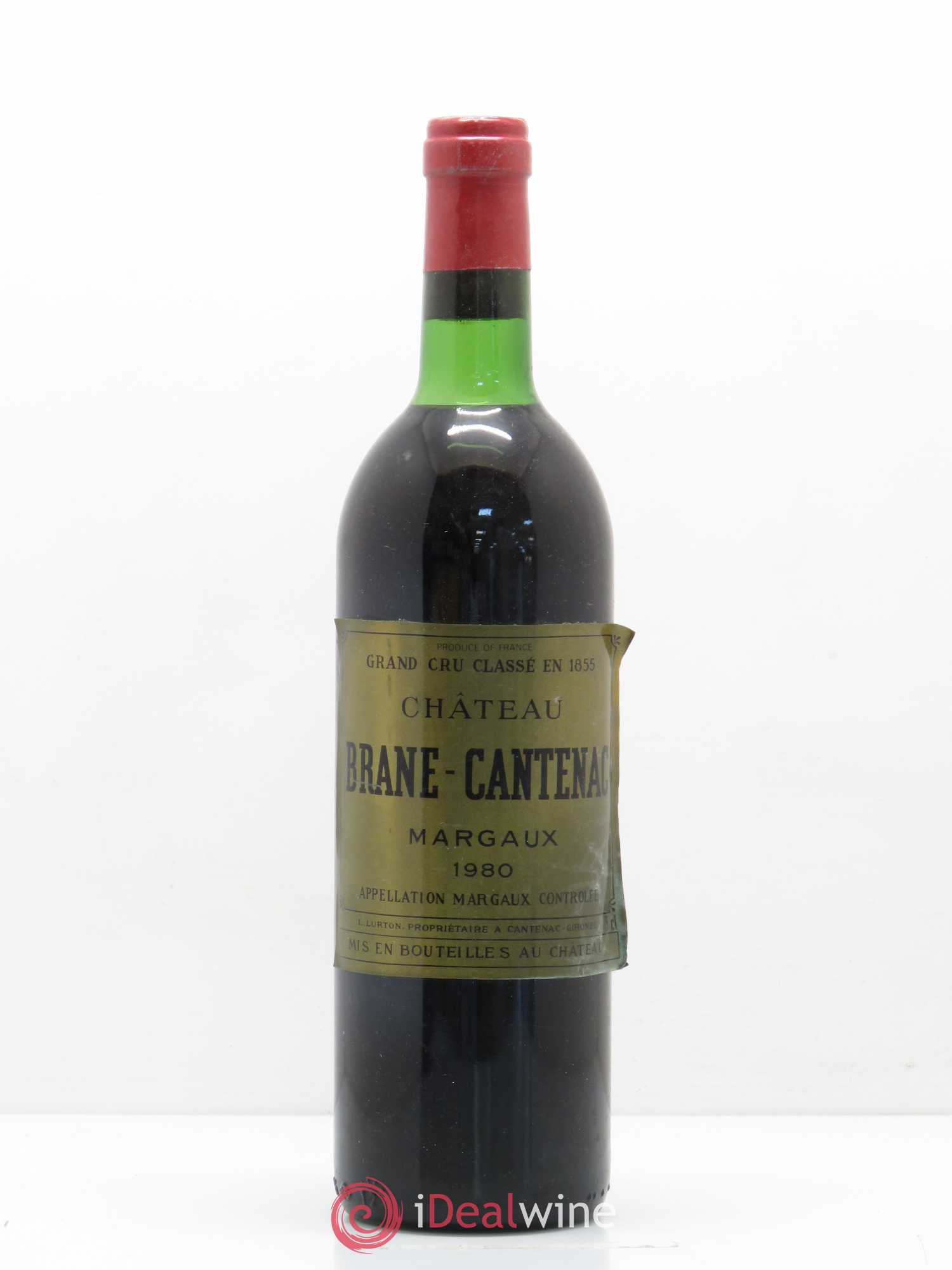 Château Brane Cantenac 2ème Grand Cru Classé 1980 - Lot de 1 bouteille - 0