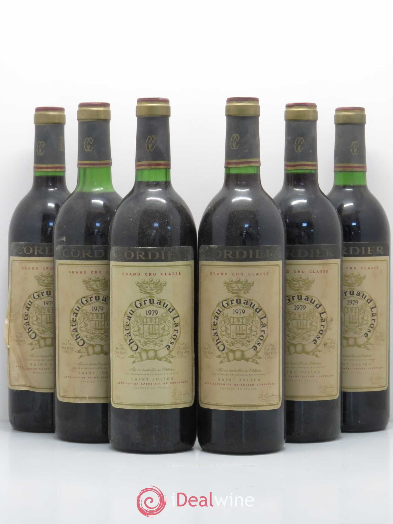 Château Gruaud Larose 2ème Grand Cru Classé 1979 - Lot de 6 bouteilles - 0
