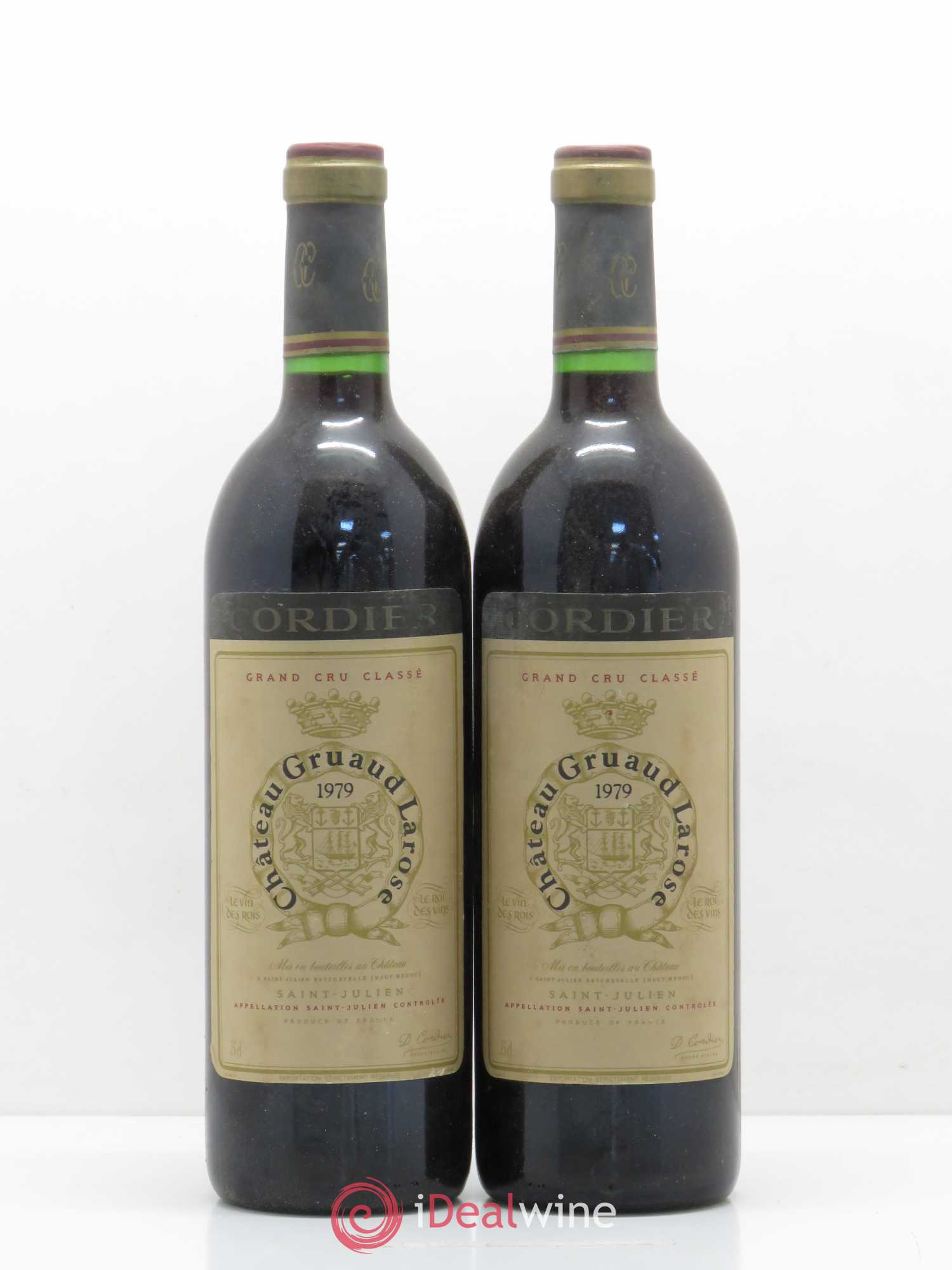 Château Gruaud Larose 2ème Grand Cru Classé 1979 - Lot de 2 bouteilles - 0