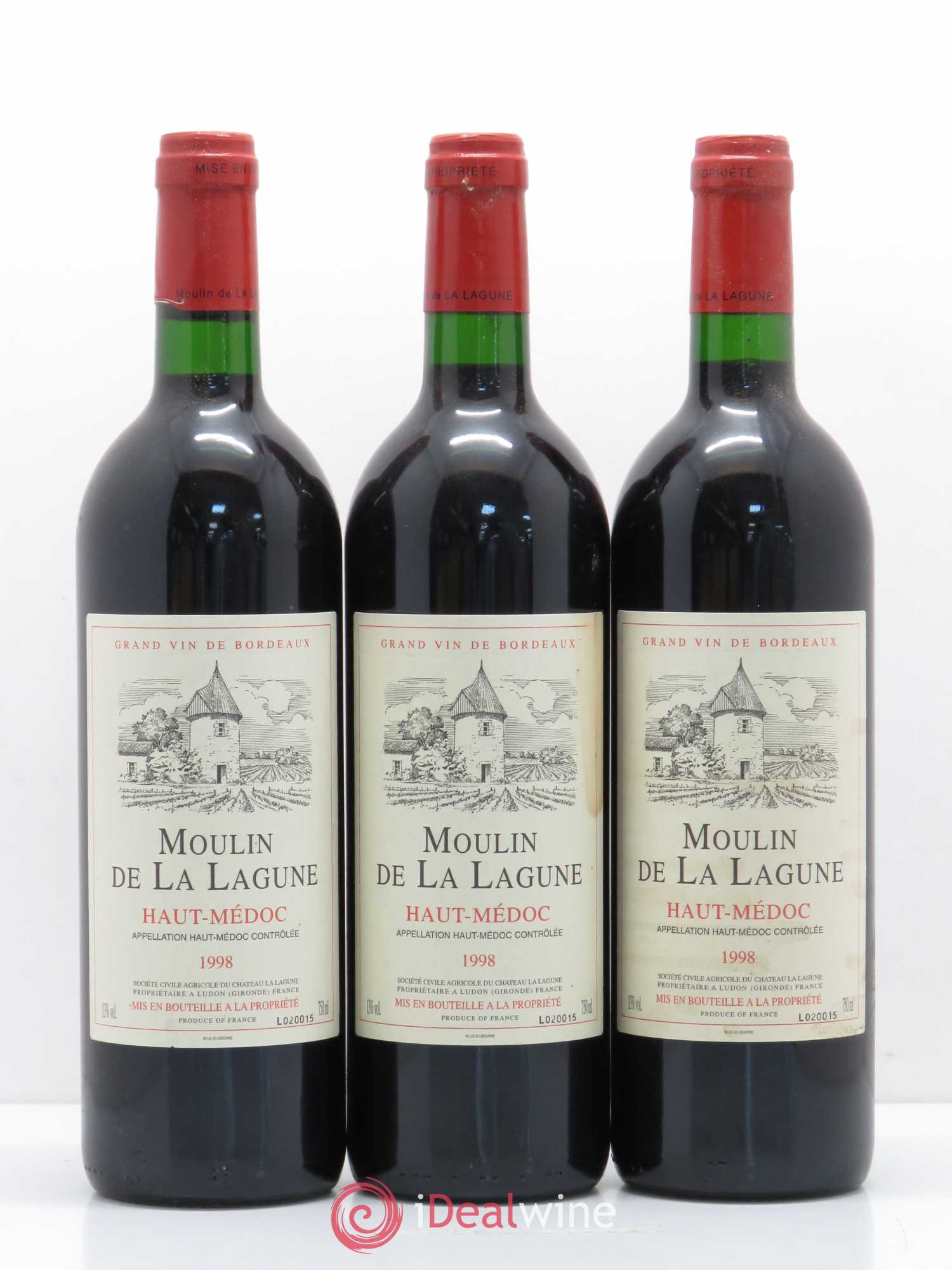 Moulin de La Lagune Second Vin 1998 - Lot de 12 bouteilles - 1