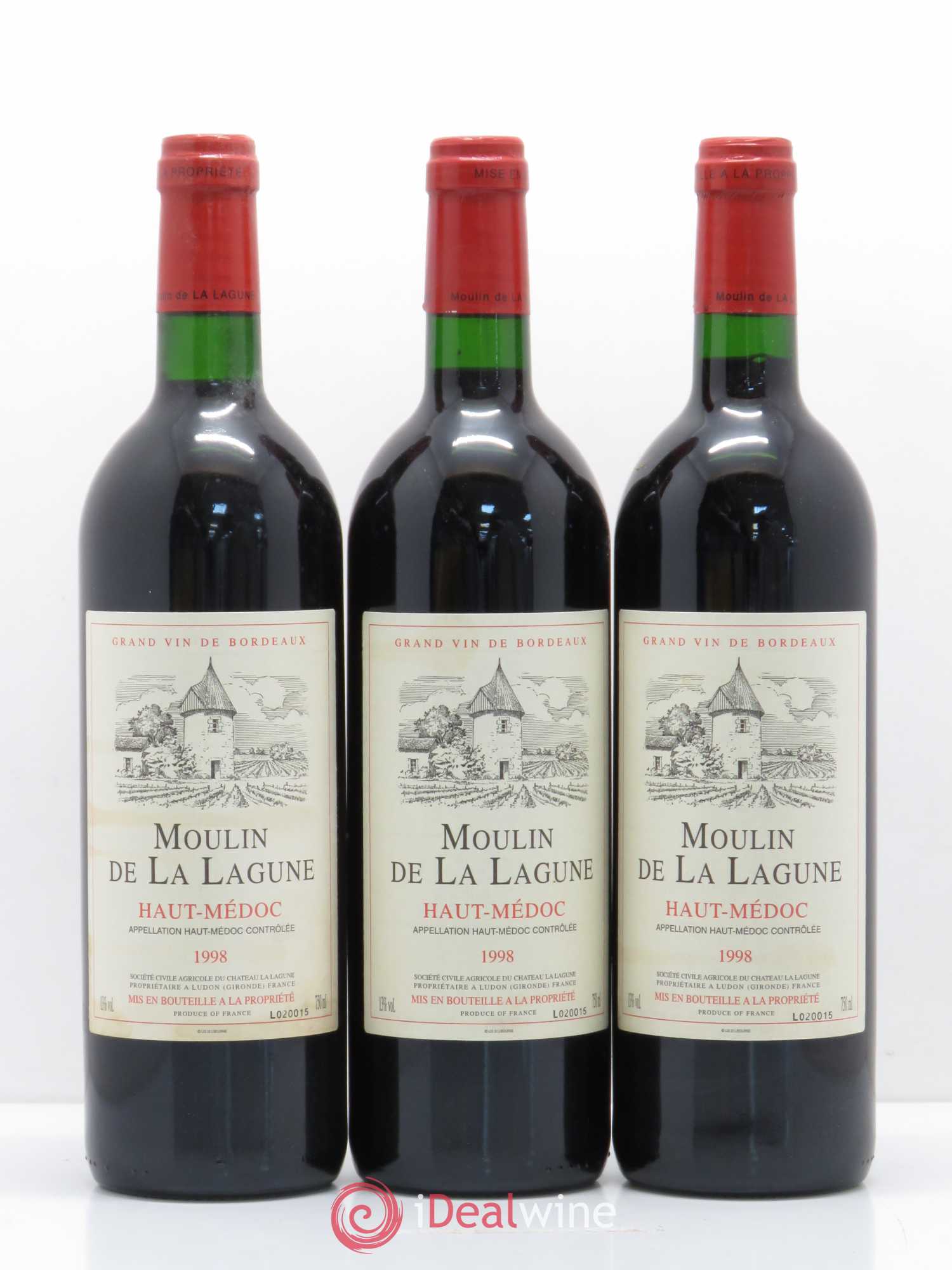 Moulin de La Lagune Second Vin 1998 - Lot de 12 bouteilles - 2