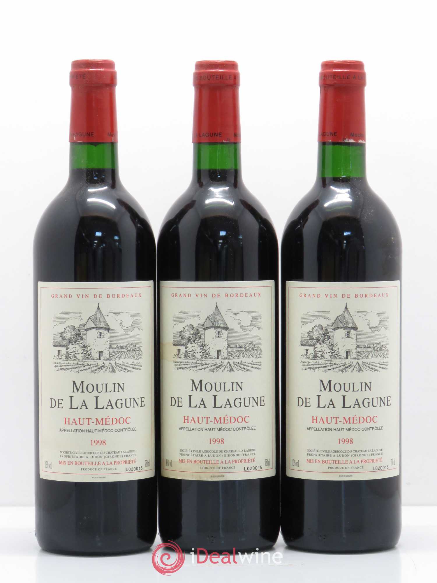 Moulin de La Lagune Second Vin 1998 - Lot de 12 bouteilles - 3