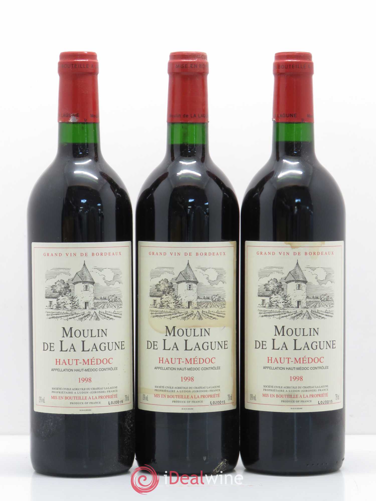 Moulin de La Lagune Second Vin 1998 - Lot de 12 bouteilles - 4