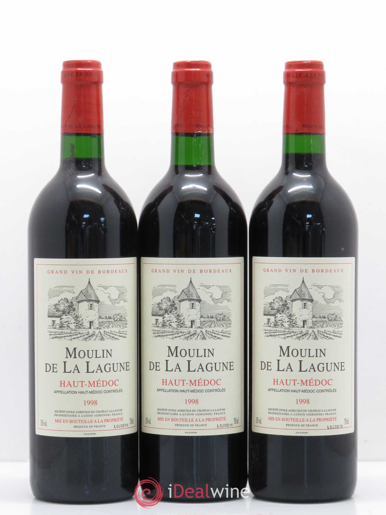 Moulin de La Lagune Second Vin 1998 - Lot de 12 bouteilles - 2