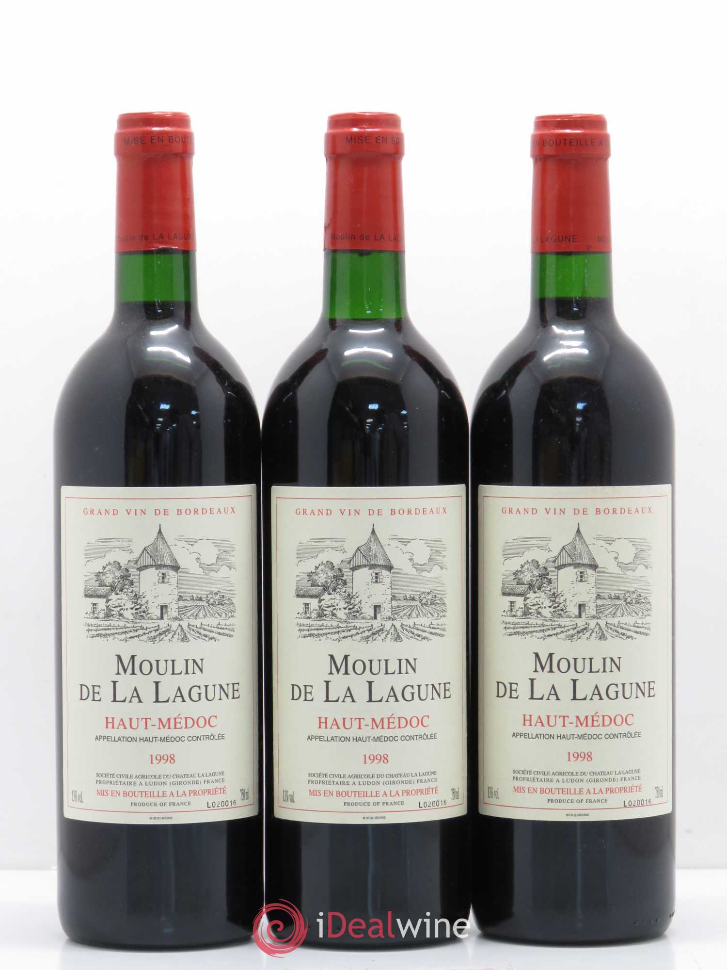 Moulin de La Lagune Second Vin 1998 - Lot de 12 bouteilles - 3