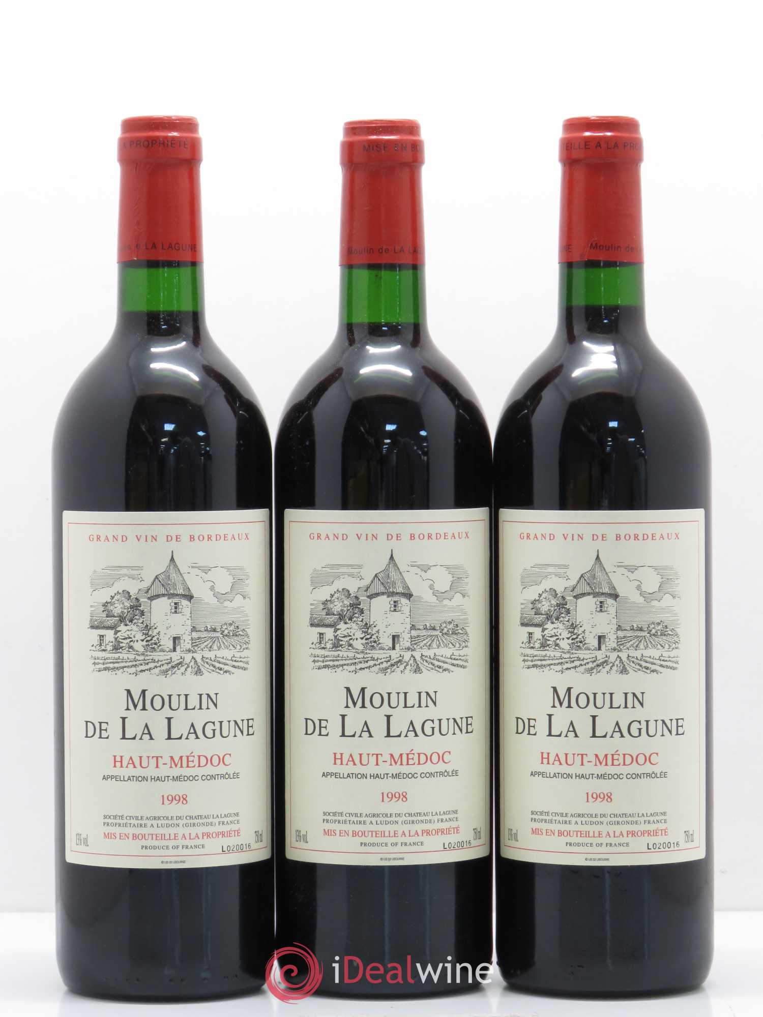 Moulin de La Lagune Second Vin 1998 - Lot de 12 bouteilles - 4