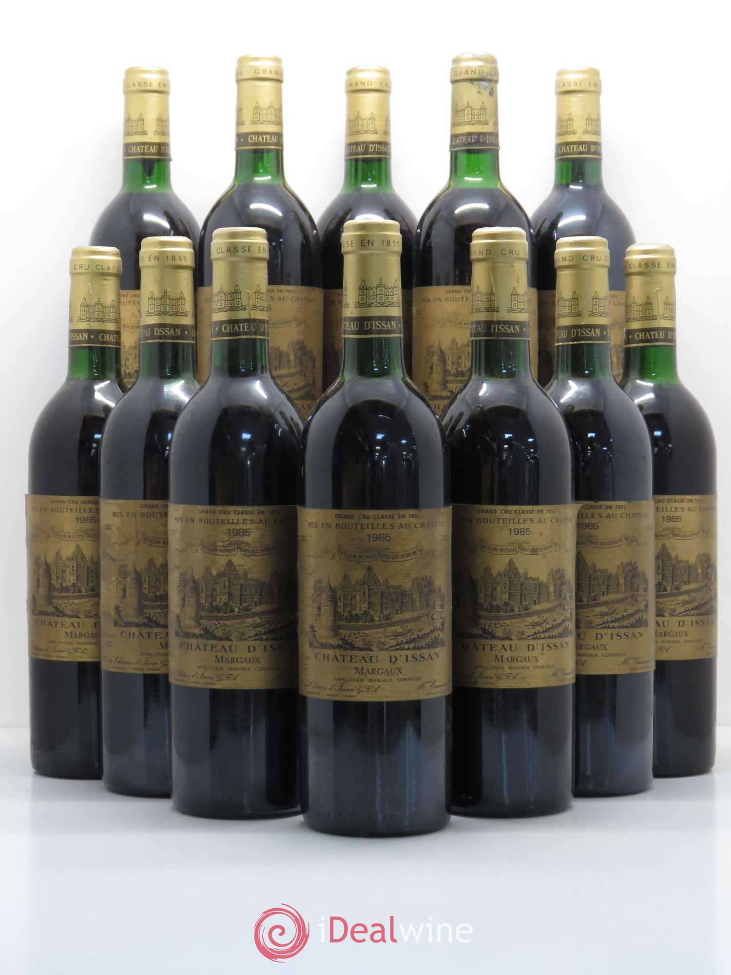 Château d'Issan 3ème Grand Cru Classé 1985 - Lot de 12 bouteilles - 0