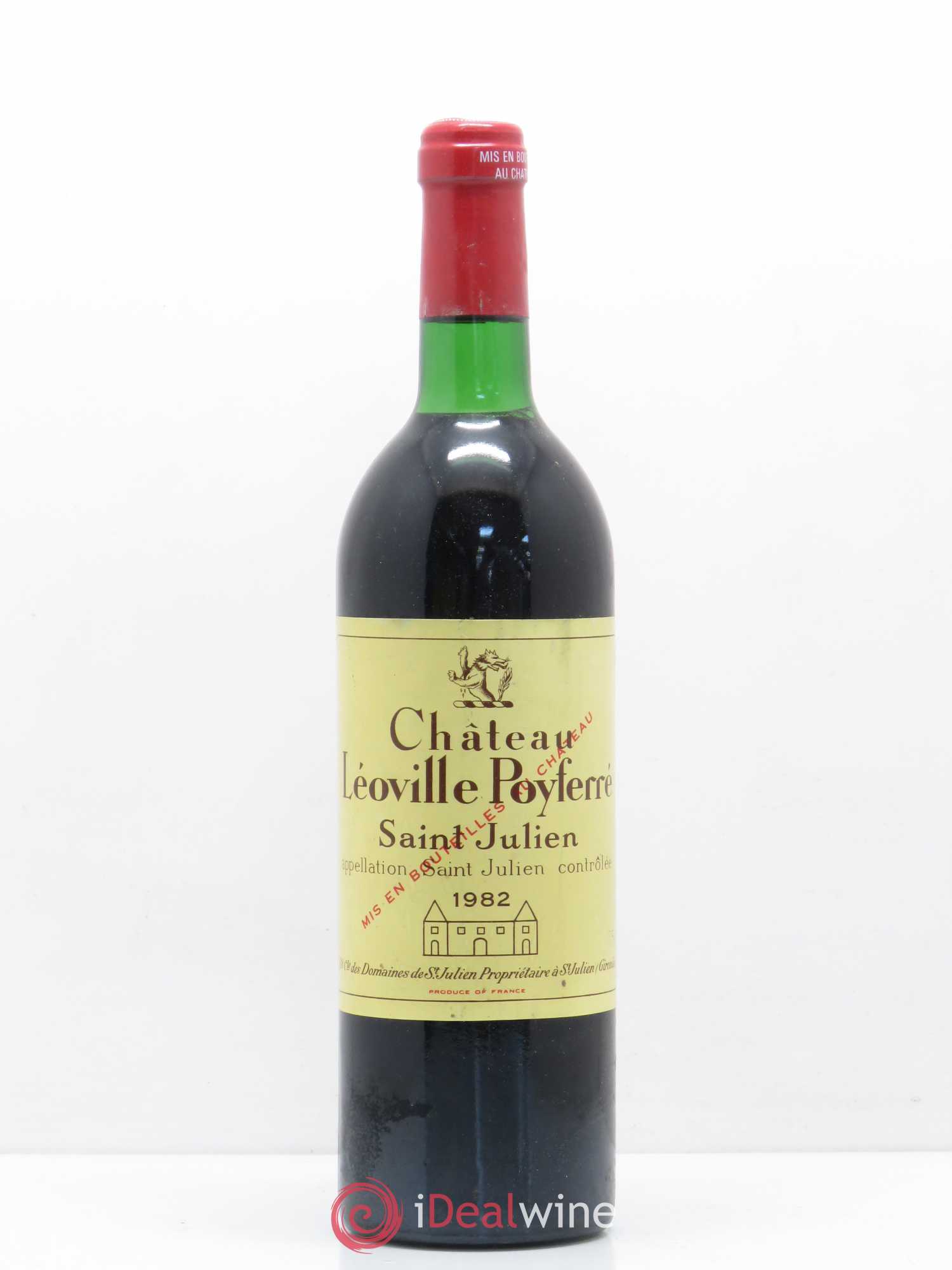 Château Léoville Poyferré 2ème Grand Cru Classé 1982 - Lot de 1 bouteille - 0