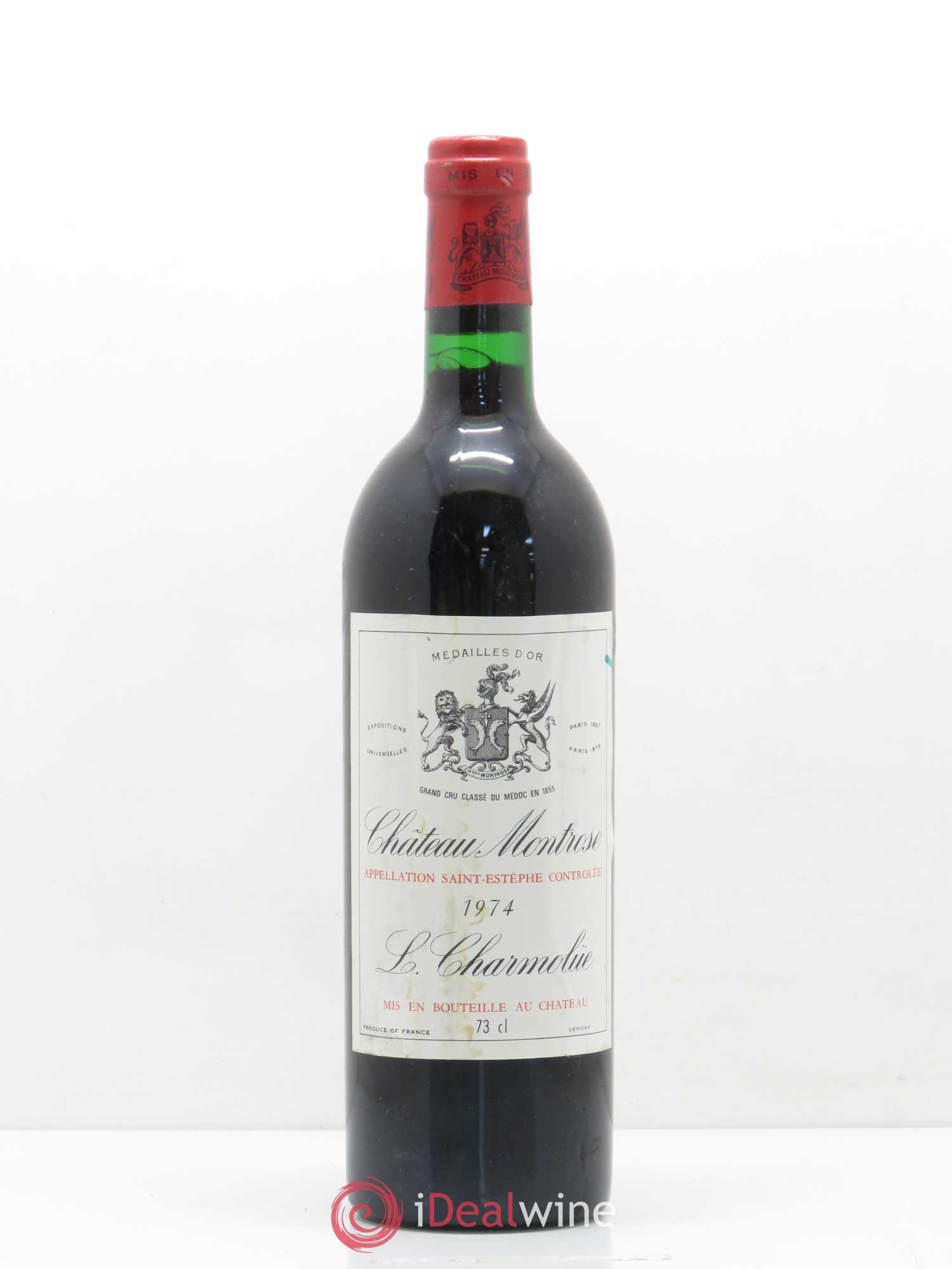 Château Montrose 2ème Grand Cru Classé 1974 - Lot de 1 bouteille - 0