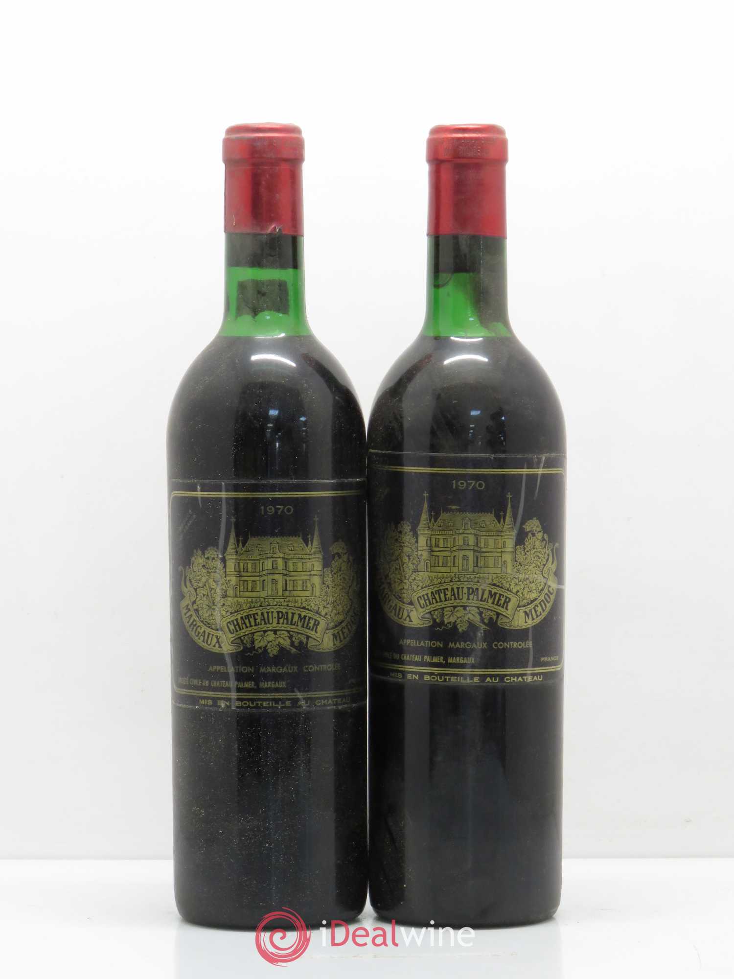 Château Palmer 3ème Grand Cru Classé 1970 - Lot de 5 bouteilles - 2
