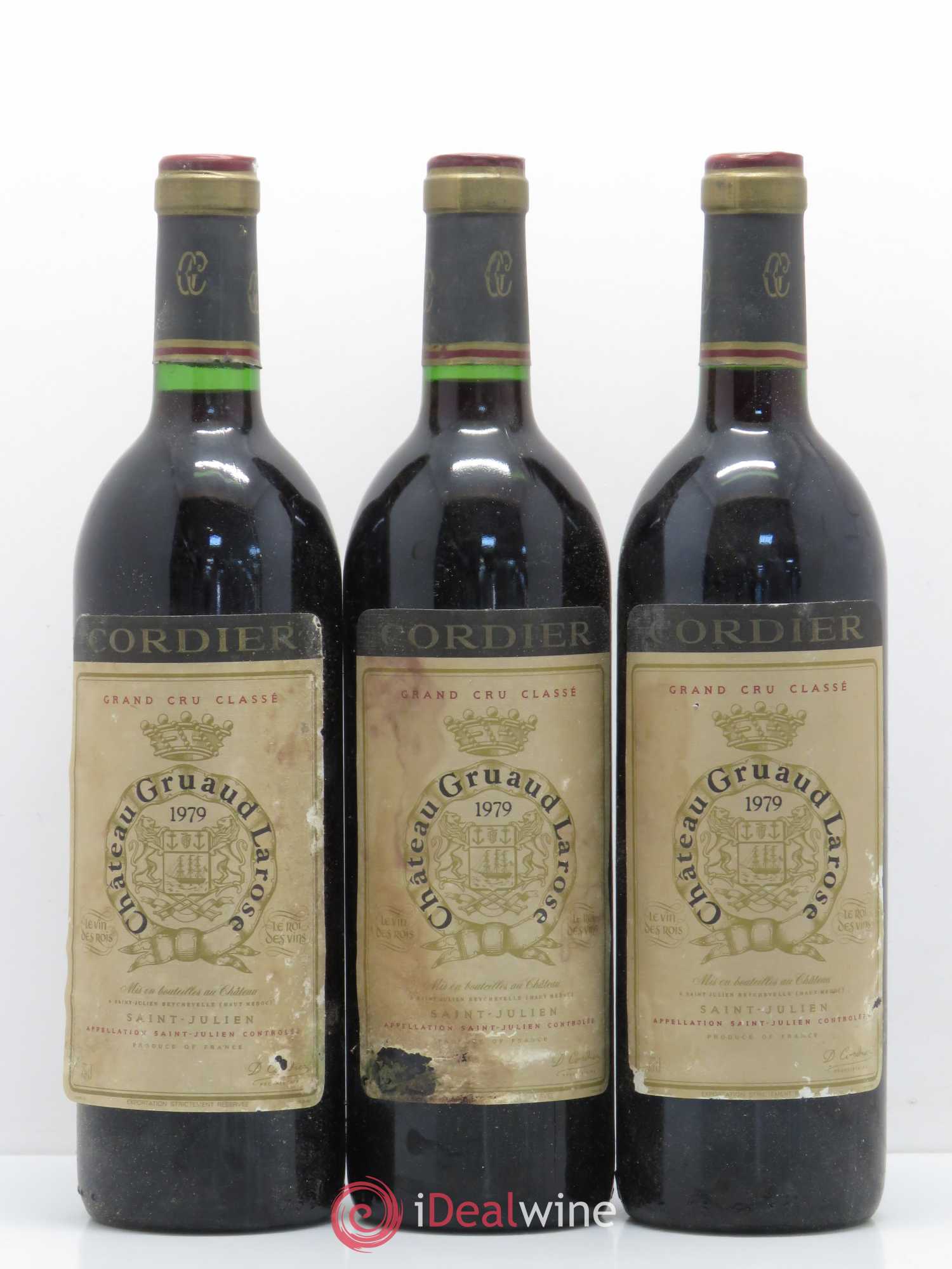 Château Gruaud Larose 2ème Grand Cru Classé 1979 - Lot de 12 bouteilles - 1