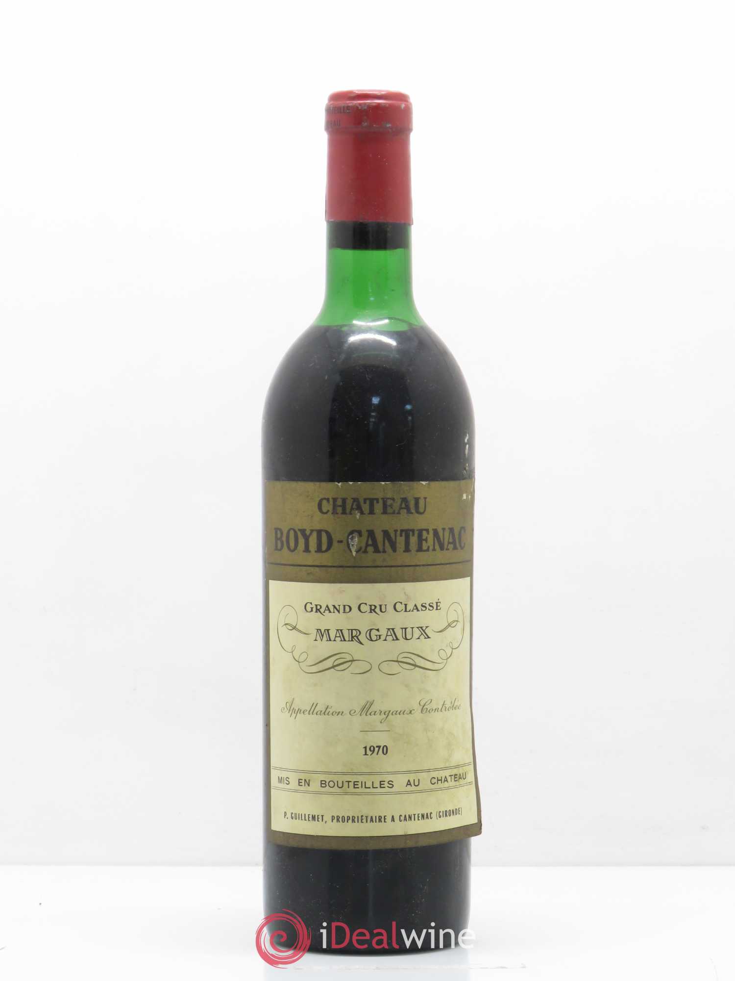 Château Boyd Cantenac 3ème Grand Cru Classé 1970 - Lot de 1 bouteille - 0