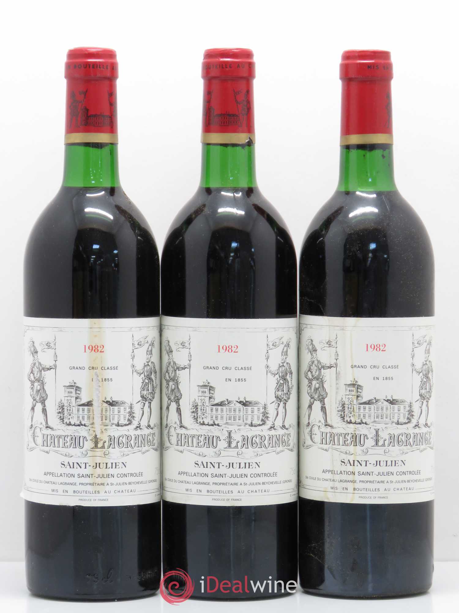 Château Lagrange 3ème Grand Cru Classé 1982 - Lot de 6 bouteilles - 1