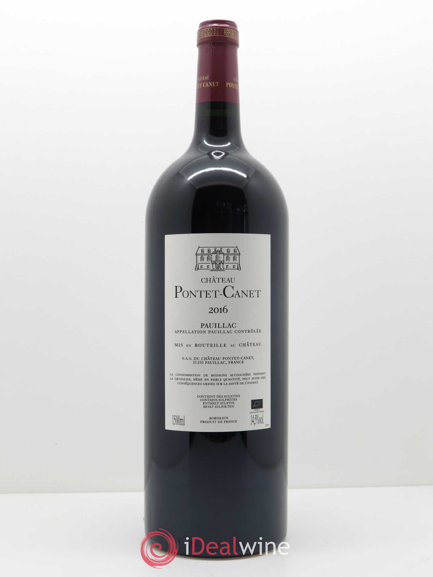 Château Pontet Canet 5ème Grand Cru Classé (CBO à partir de 6 BTES) 2016 - Posten von 1 Magnum - 1