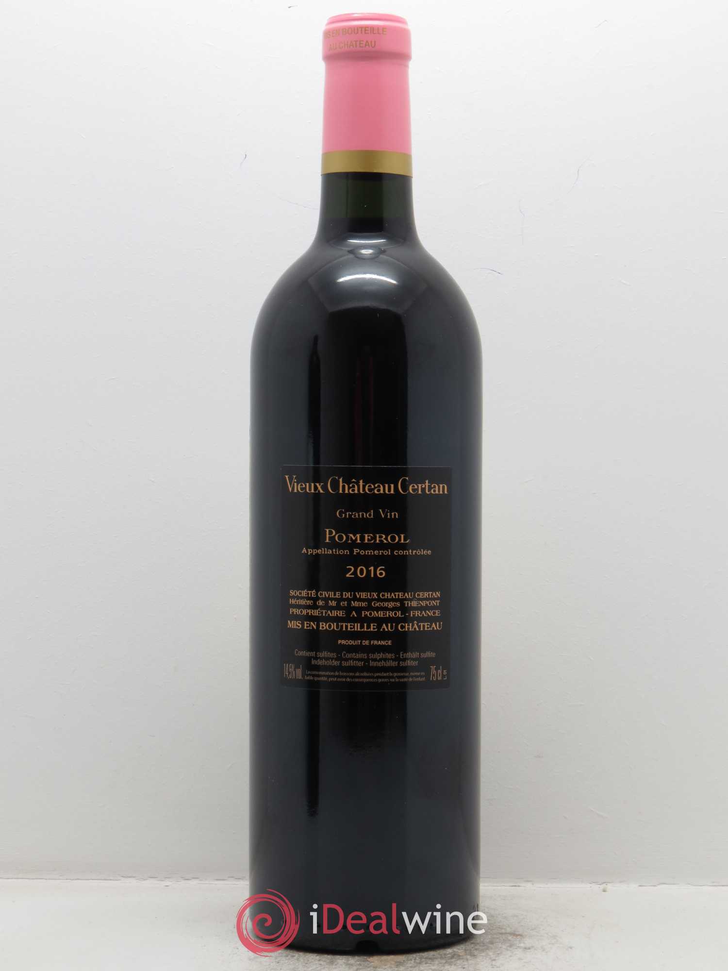 Vieux Château Certan (CBO à partir de 6 bts) 2016 - Lot de 1 bouteille - 1