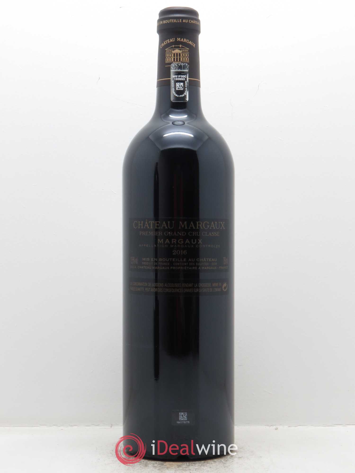Château Margaux 1er Grand Cru Classé (CBO à partir de 3 BTES) 2016 - Lot de 1 bouteille - 1