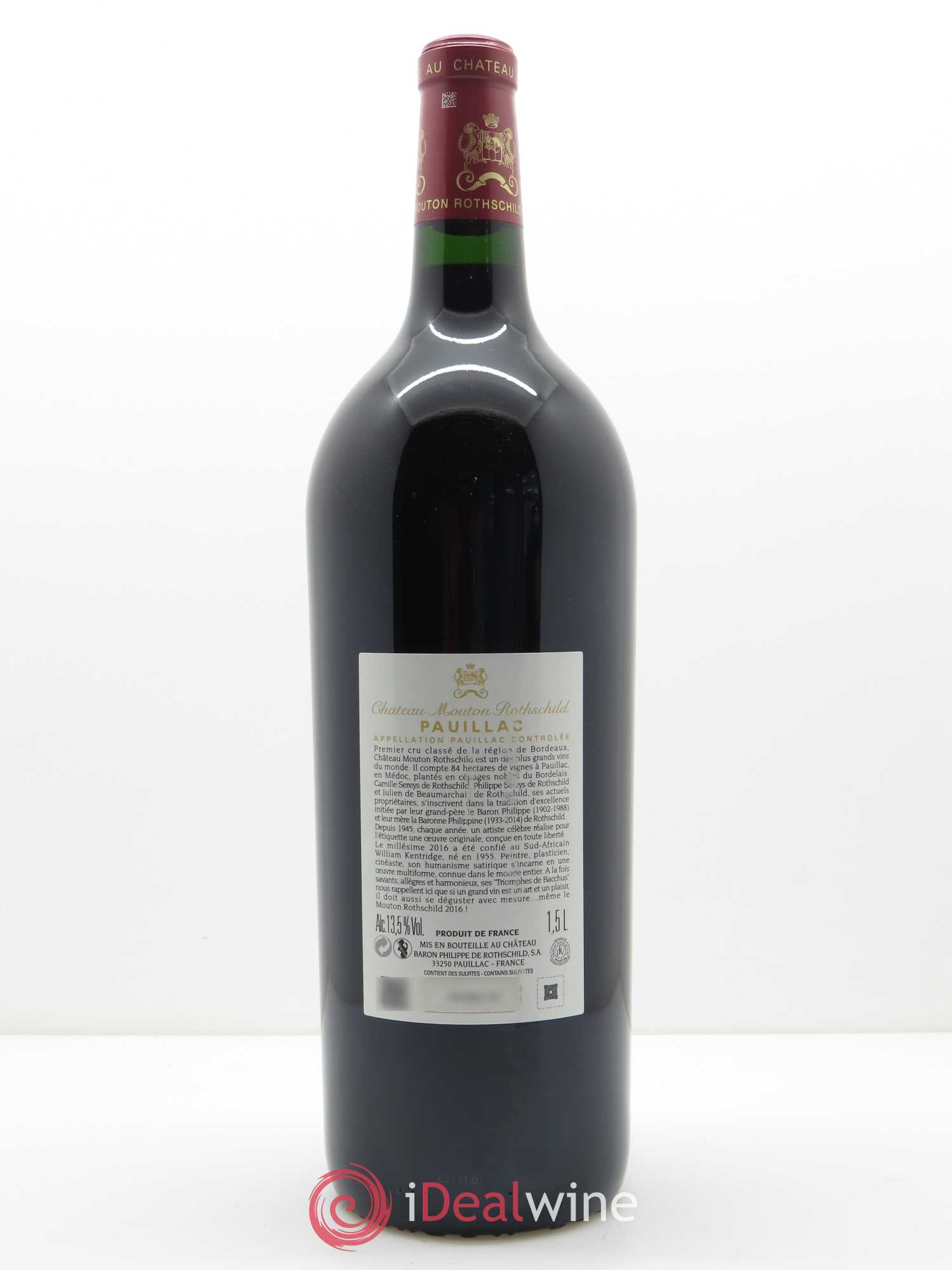 Château Mouton Rothschild 1er Grand Cru Classé (CBO à partir de 3 BTES) 2016 - Posten von 1 Magnum - 1