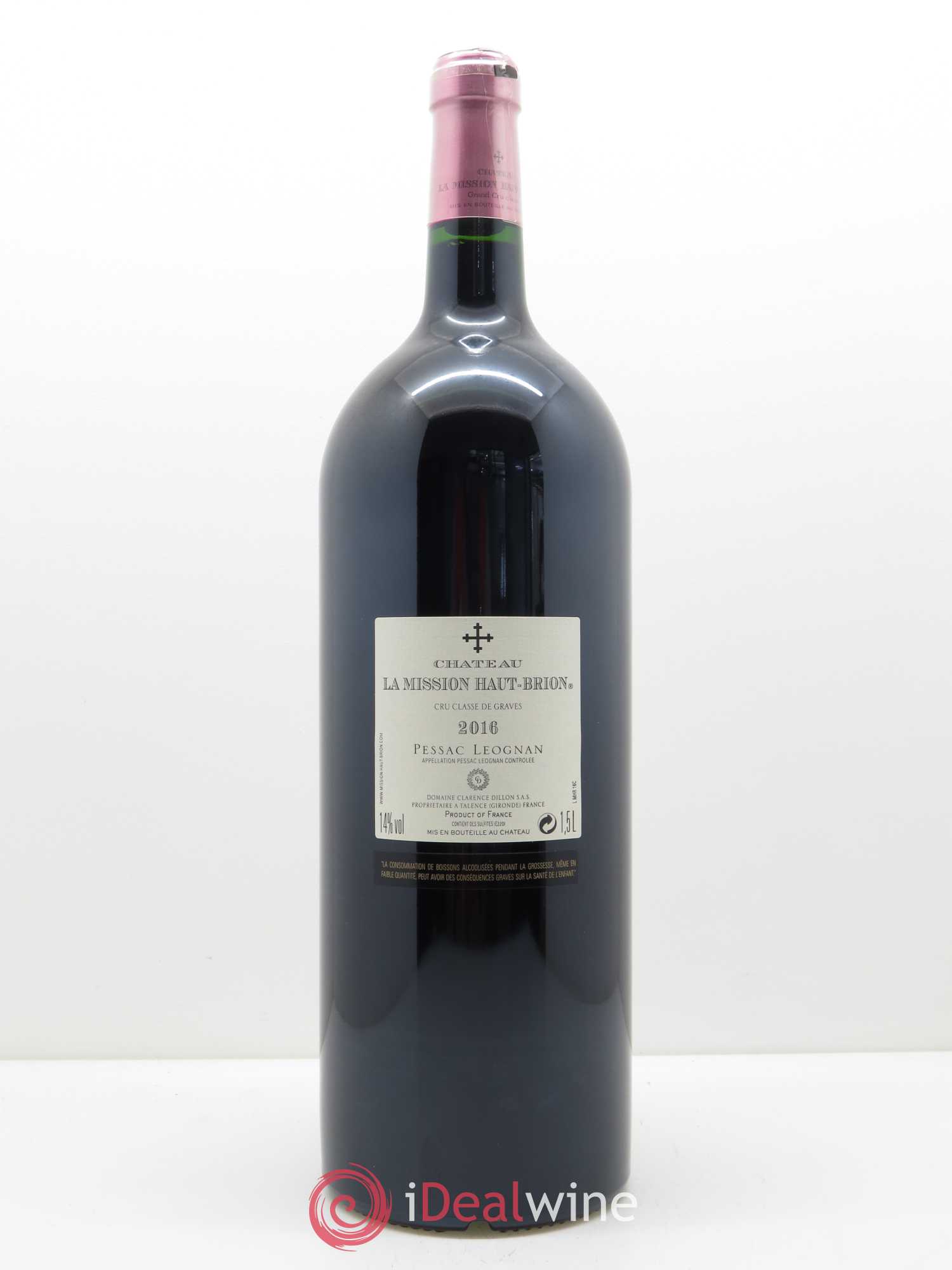 Château la Mission Haut-Brion Cru Classé de Graves (CBO à partir de 3 mgs) 2016 - Lot de 1 magnum - 1