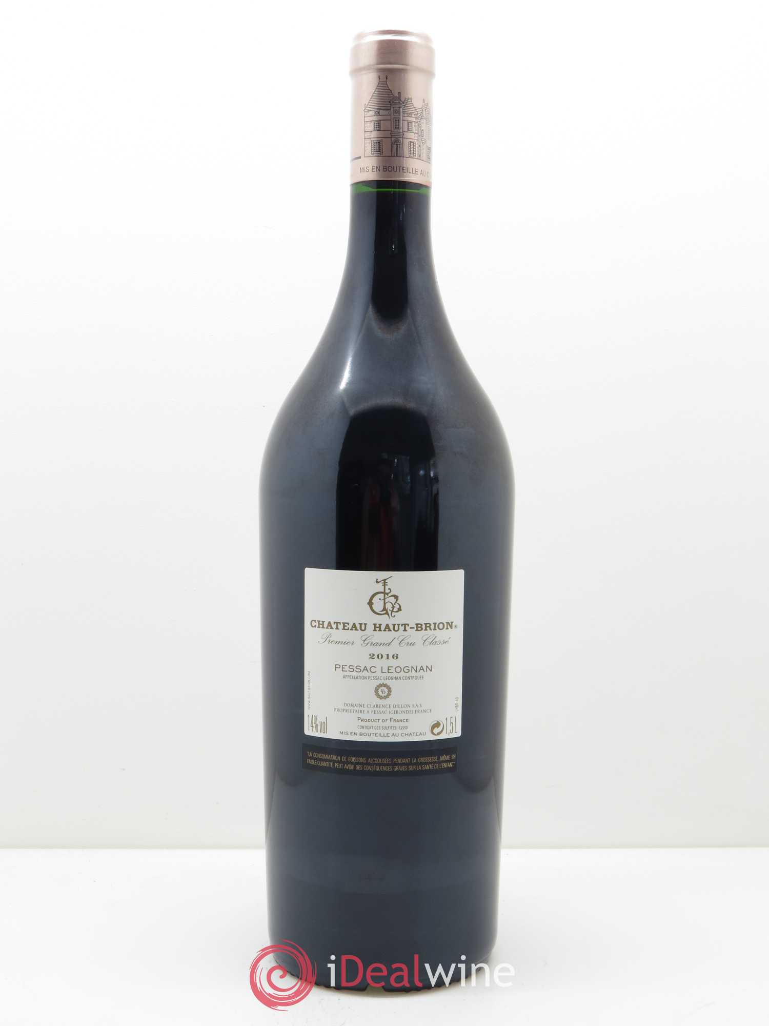 Château Haut Brion 1er Grand Cru Classé (CBO à partir de 3 BTES) 2016 - Lot de 1 magnum - 1