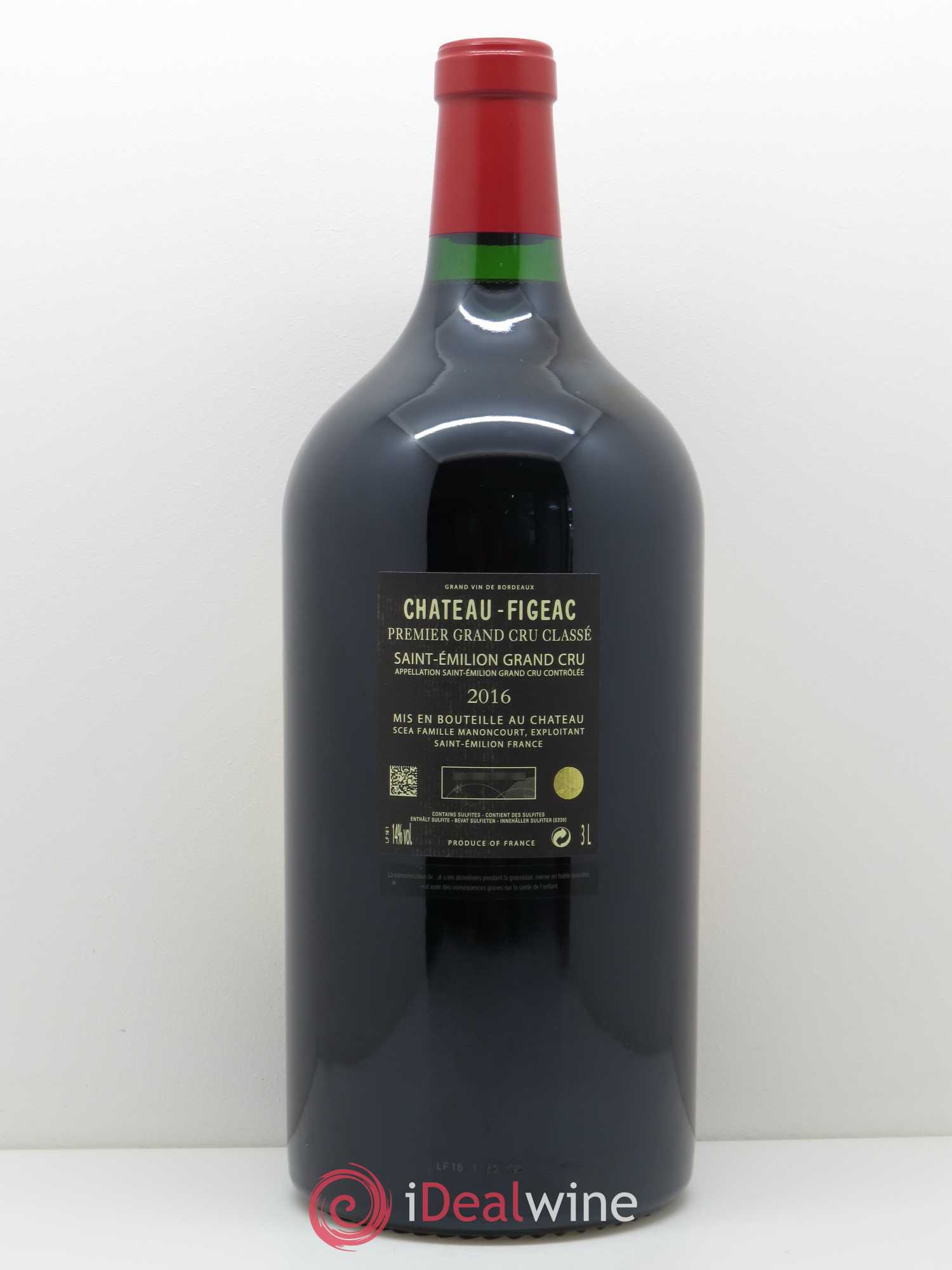 Château Figeac 1er Grand Cru Classé A 2016 - Lot de 1 double magnum - 1