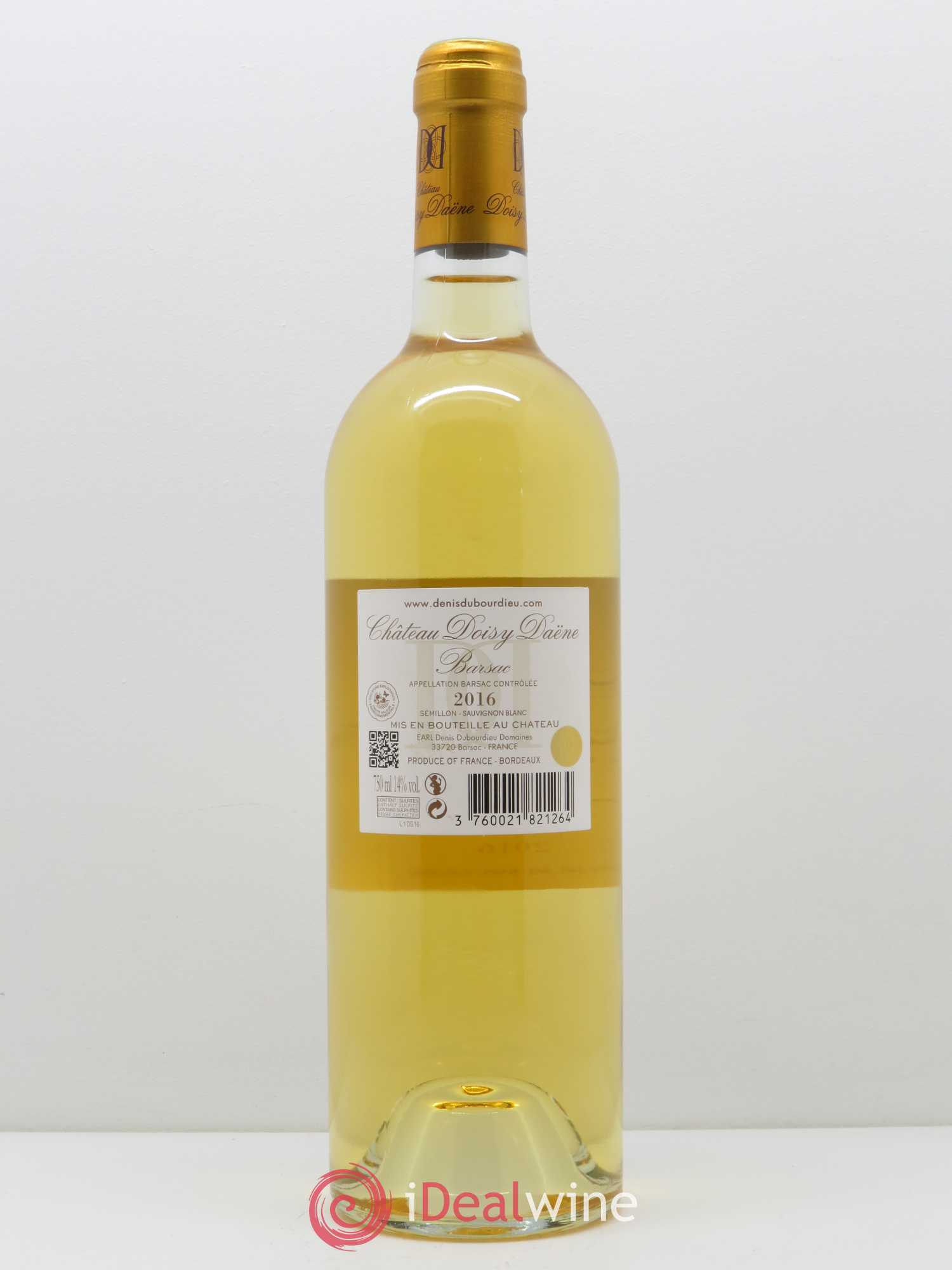 Château Doisy Daëne 2ème Grand Cru Classé 2016 - Lot de 1 bouteille - 1