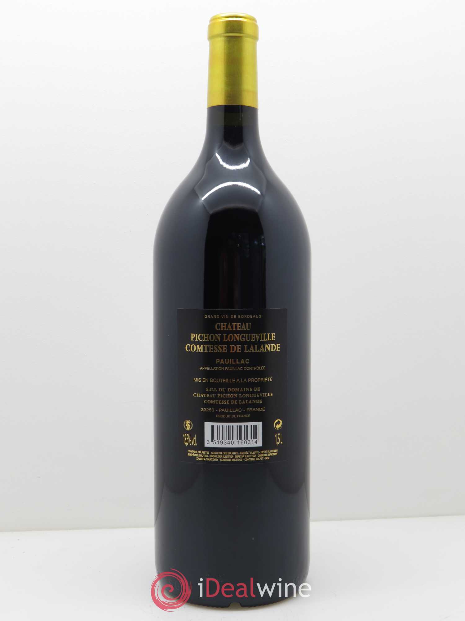 Château Pichon Longueville Comtesse de Lalande 2ème Grand Cru Classé (CBO à partir de 3 mgs) 2016 - Lot de 1 magnum - 1