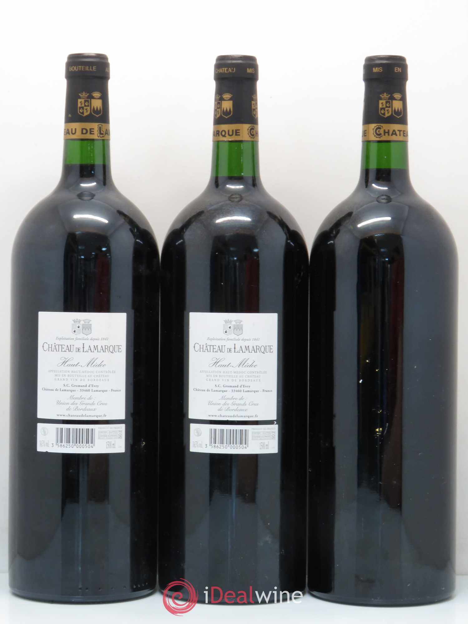 Château de Lamarque Cru Bourgeois 2009 - Lot de 3 magnums - 1